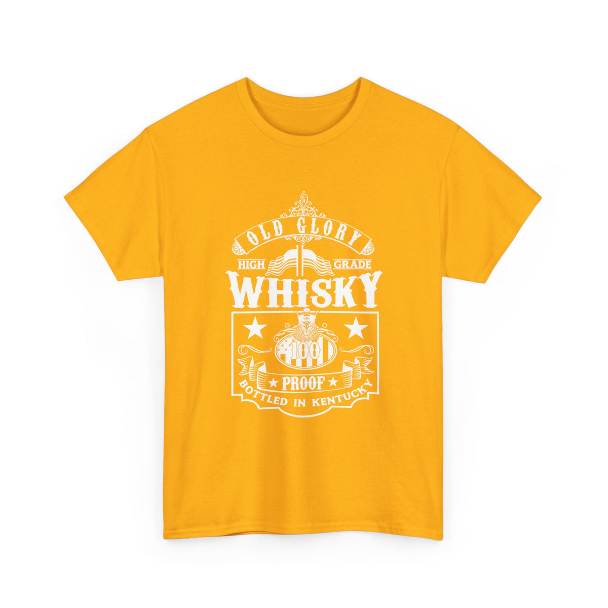 Whisky Distillery Crest T-Shirt — Vintage Bourbon Logo Tee