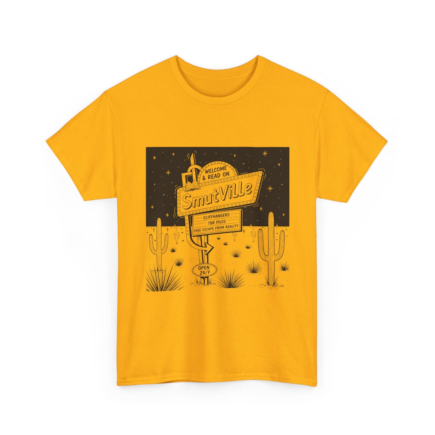 T-Shirt — 'Welcome to Snuuville' Vintage Desert Sign Graphic Tee