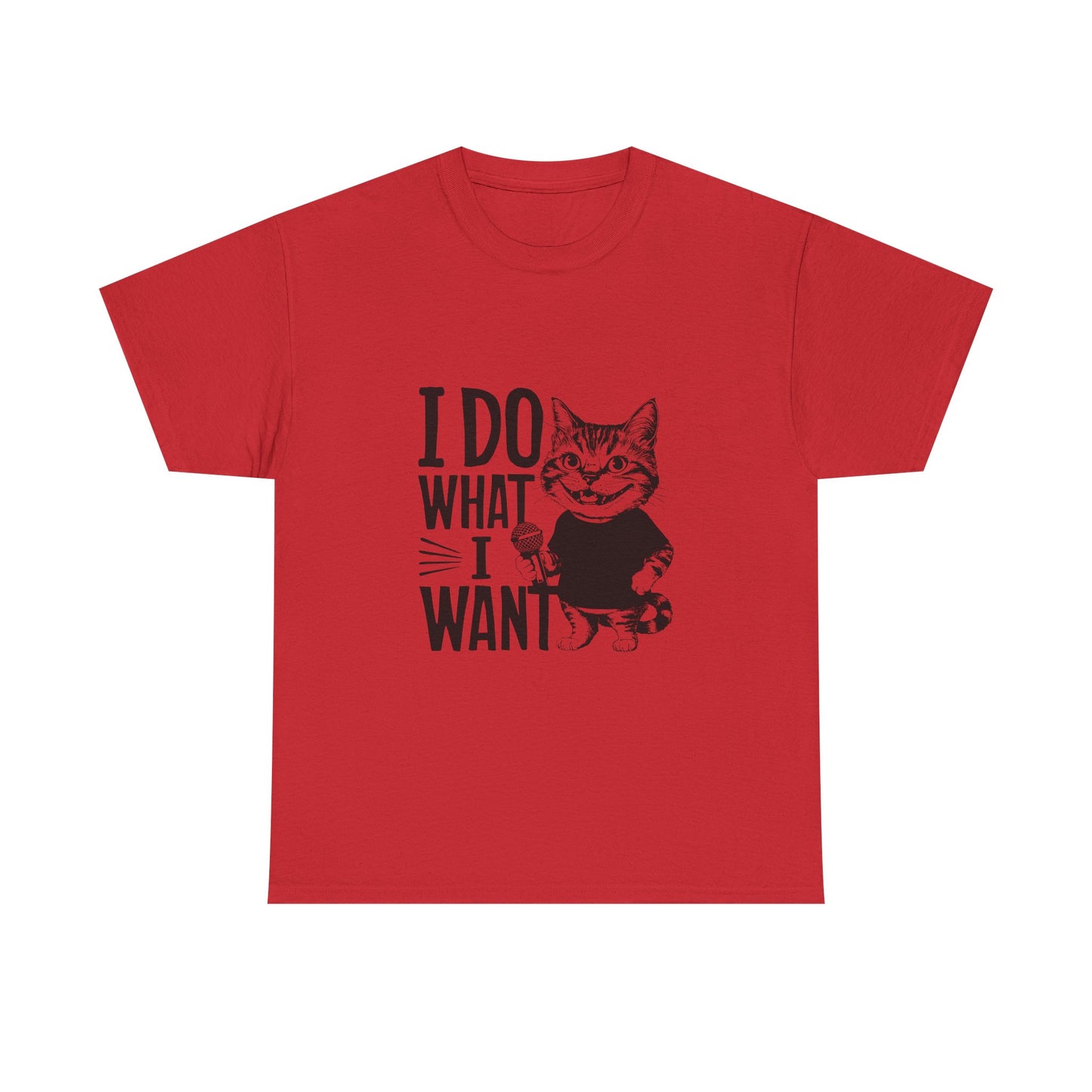 I Do What I Want Cat T-Shirt — Funny Sassy Cat Graphic Tee