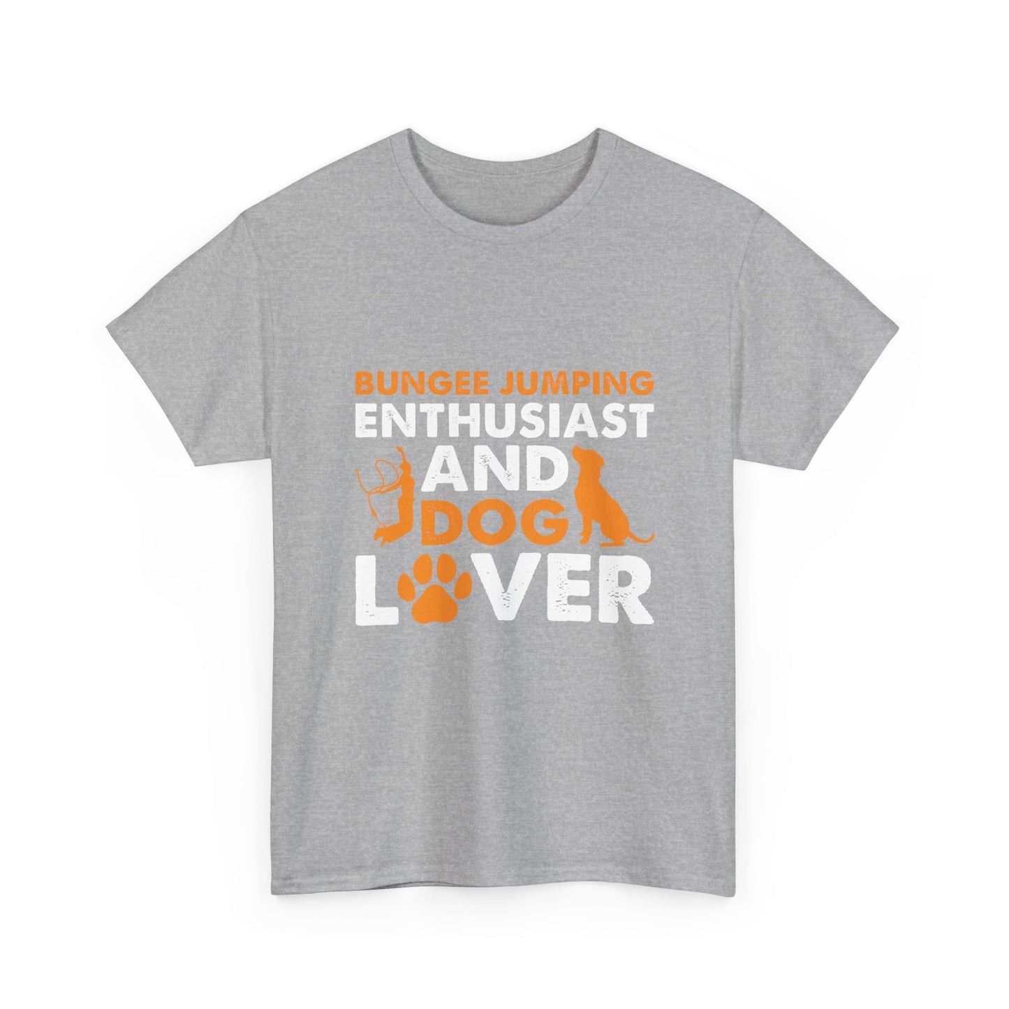 Bungee Jumping Enthusiast and Dog Lover T-Shirt