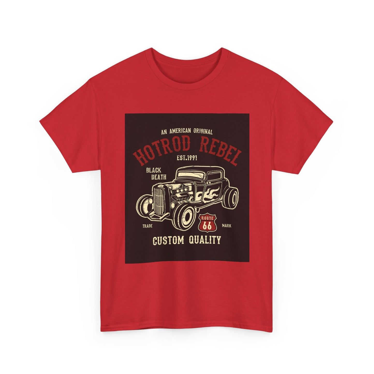 Hotrod Rebel T-Shirt – Vintage Custom Car Graphic Tee