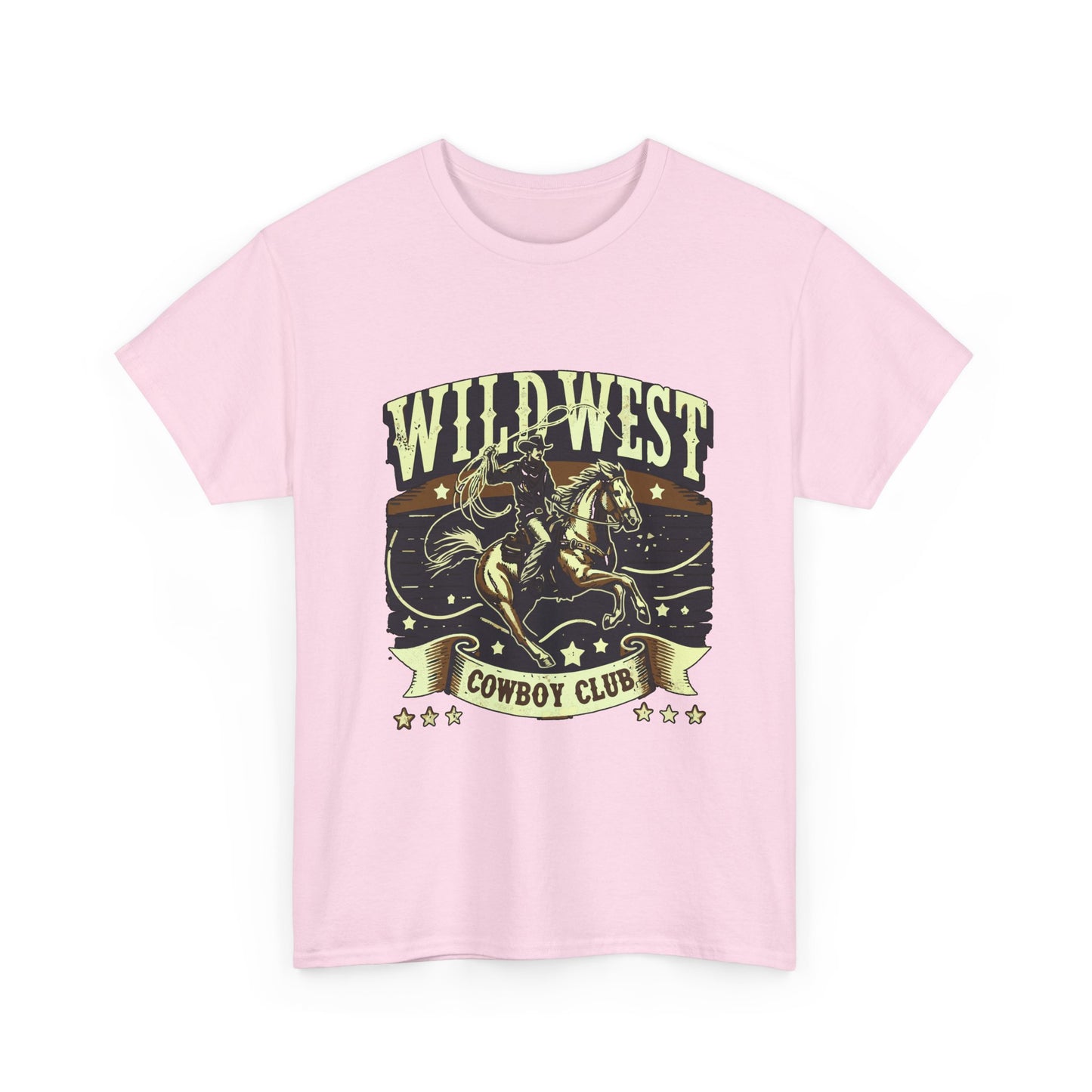 Wild West Cowboy Club T‑Shirt — Vintage Rodeo Western Graphic Tee