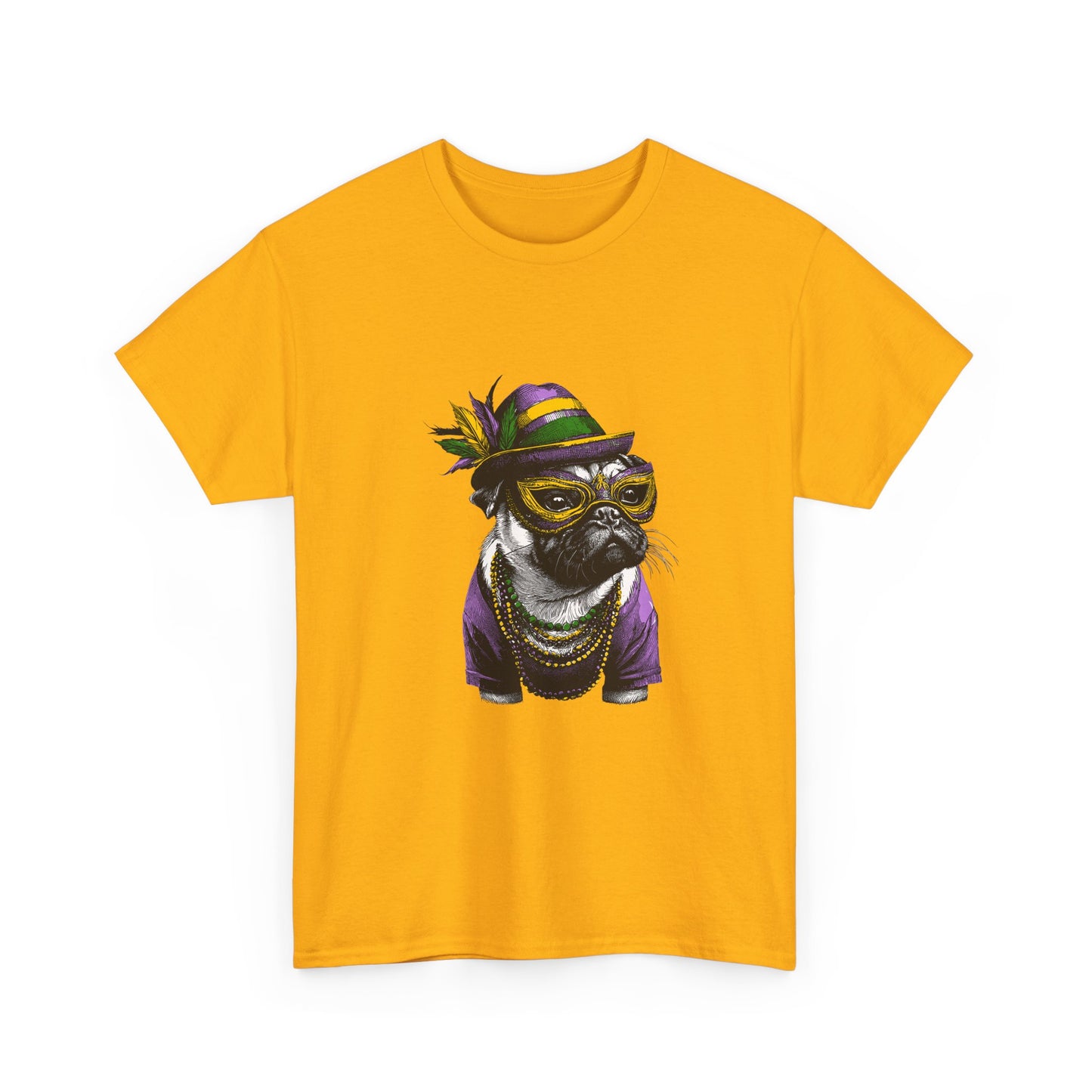 Mardi Gras Pug T-Shirt