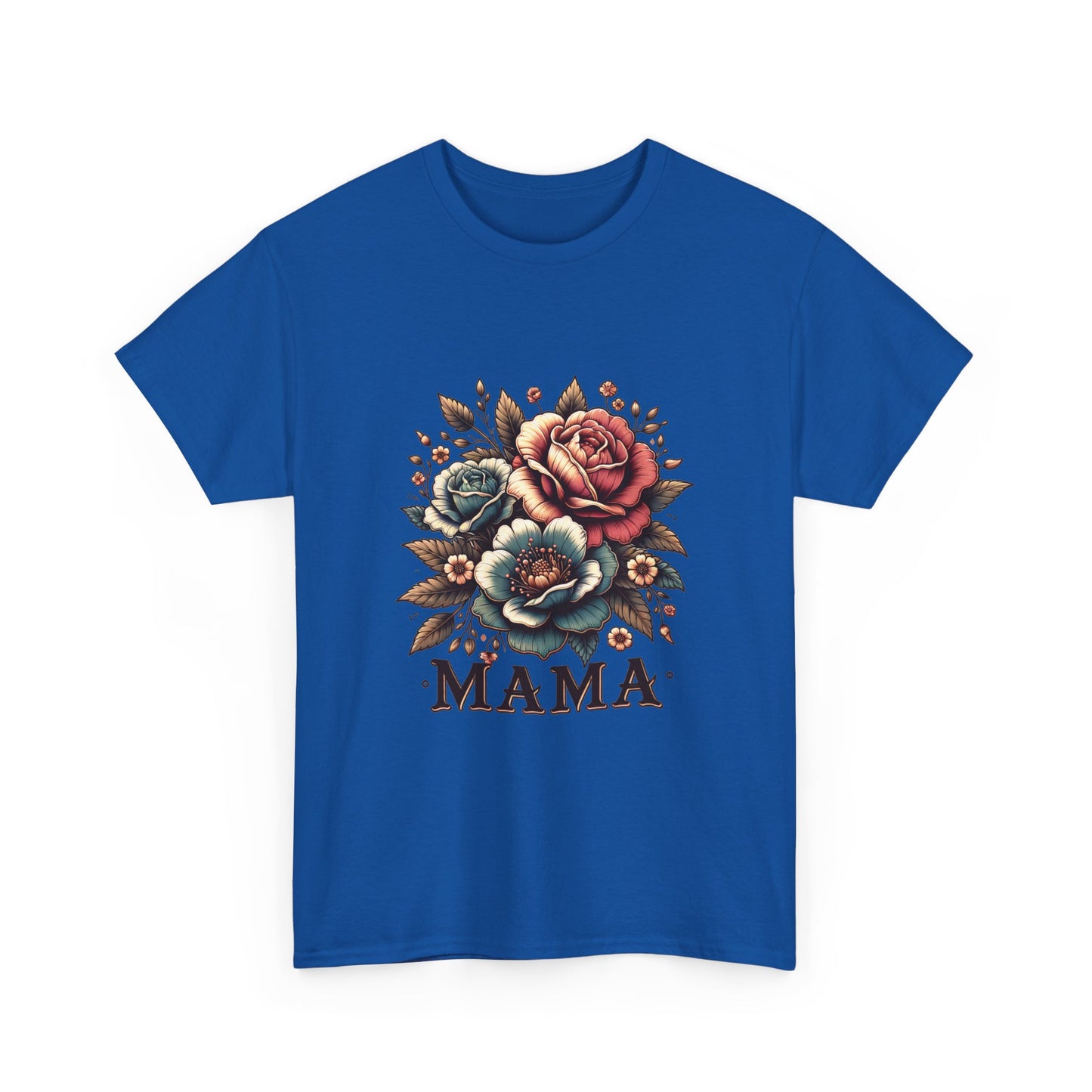 Mama Floral Tee — Vintage Roses "MAMA" Mother's Day T-Shirt