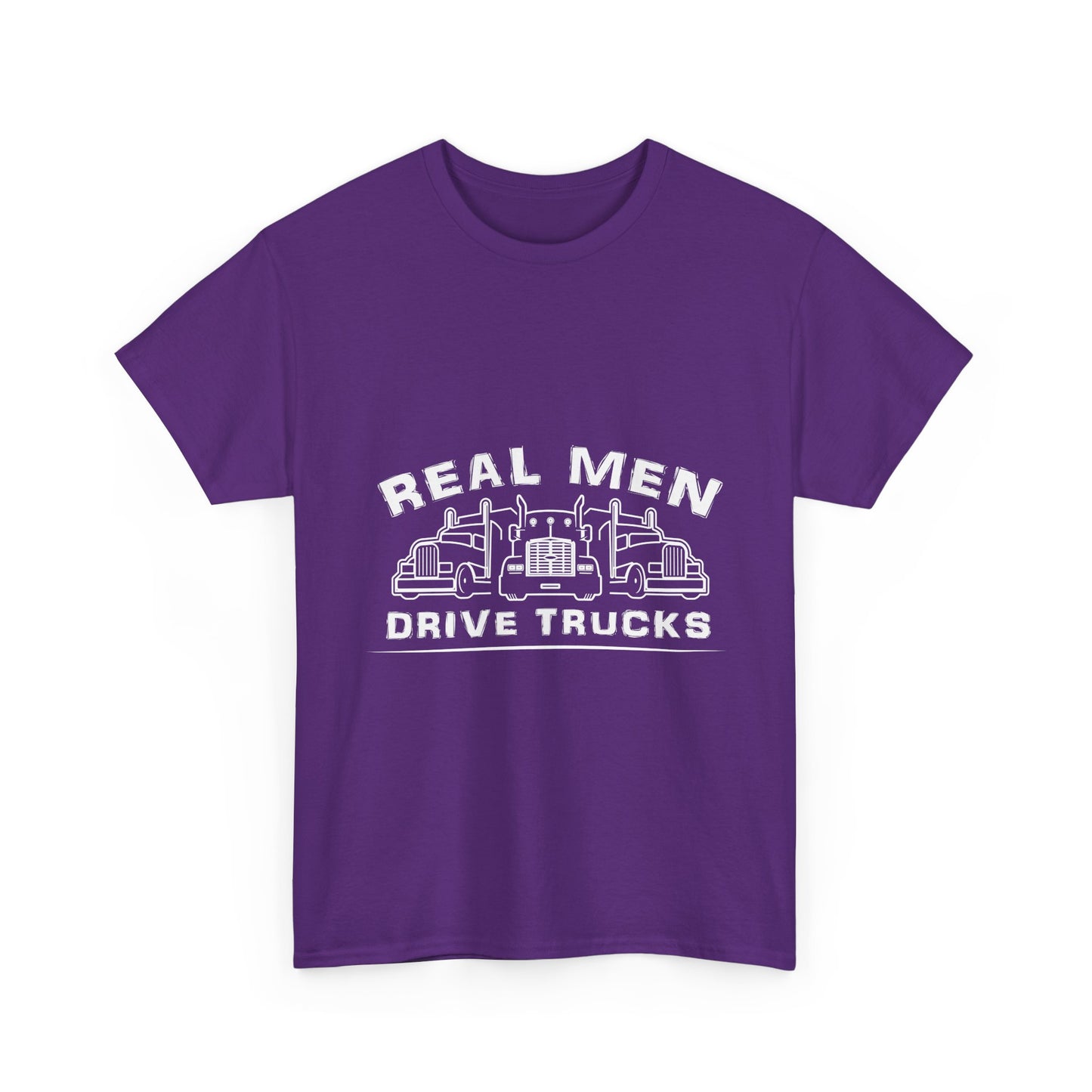 Truck Driver T‑Shirt — “Real Men Drive Trucks” Graphic Tee