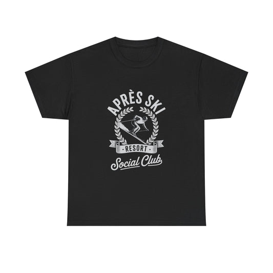 Après Ski Social Club Tee – Resort Ski Vintage Graphic T‑Shirt