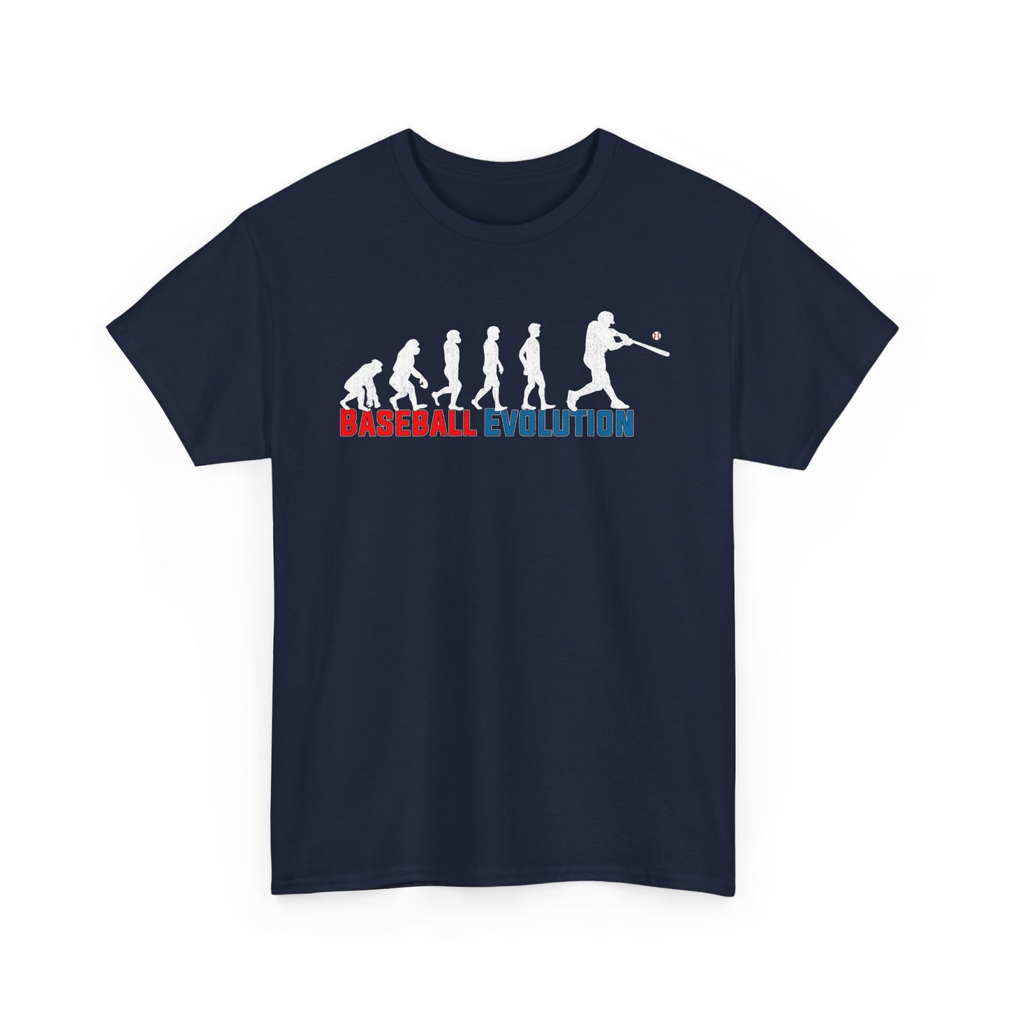 Baseball Evolution T-Shirt — Funny Baseball Player Evolution Graphic Tee