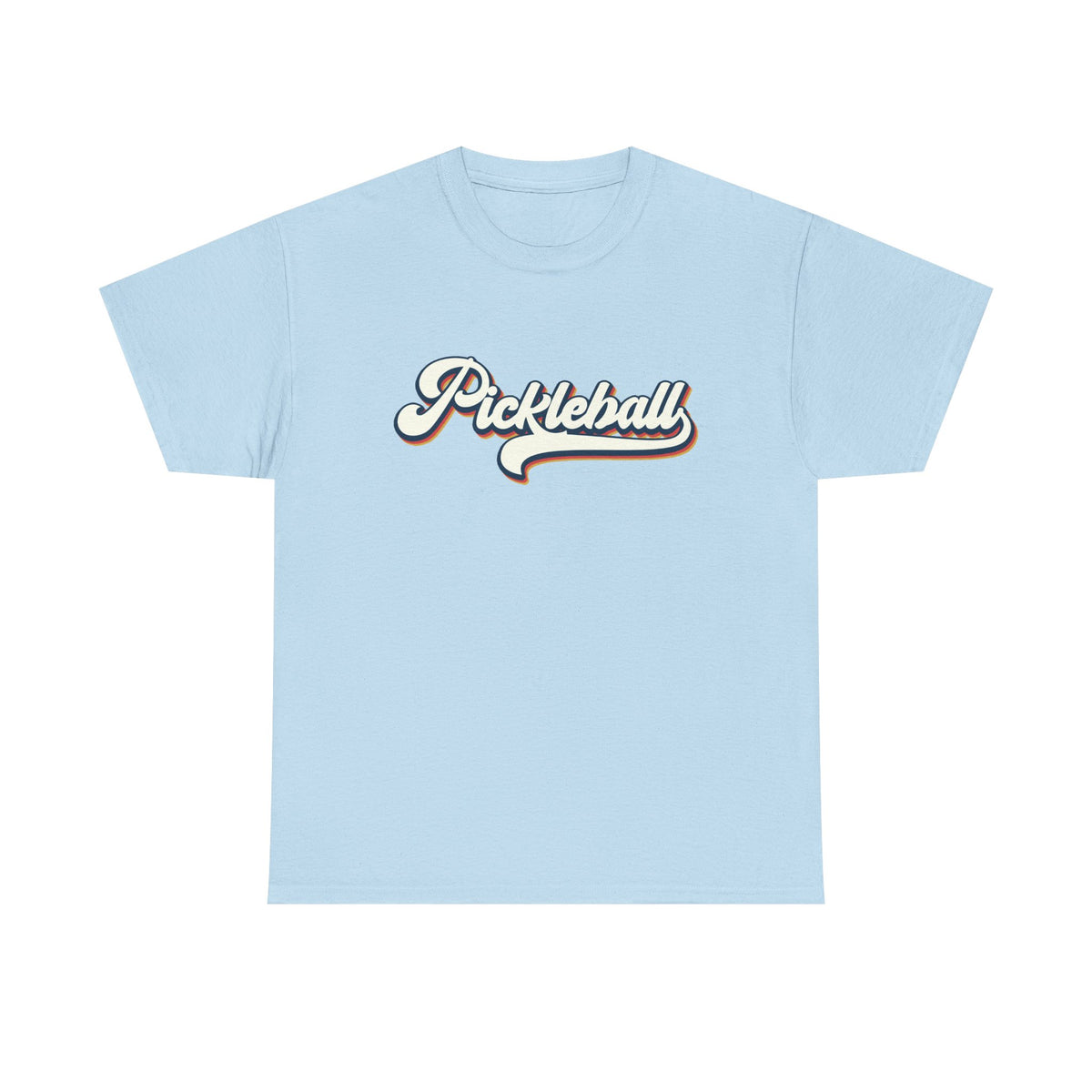 Pickleball Script Tee — Retro Athletic Pickleball T-Shirt