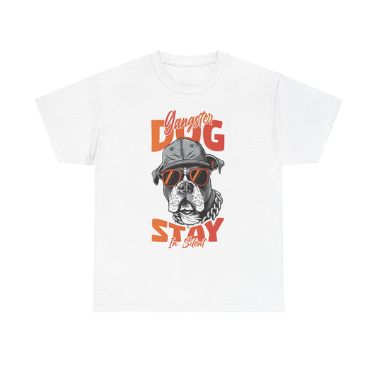 Bulldog Stay Cool T-Shirt – Retro Sunglasses & Hat Dog Graphic Tee