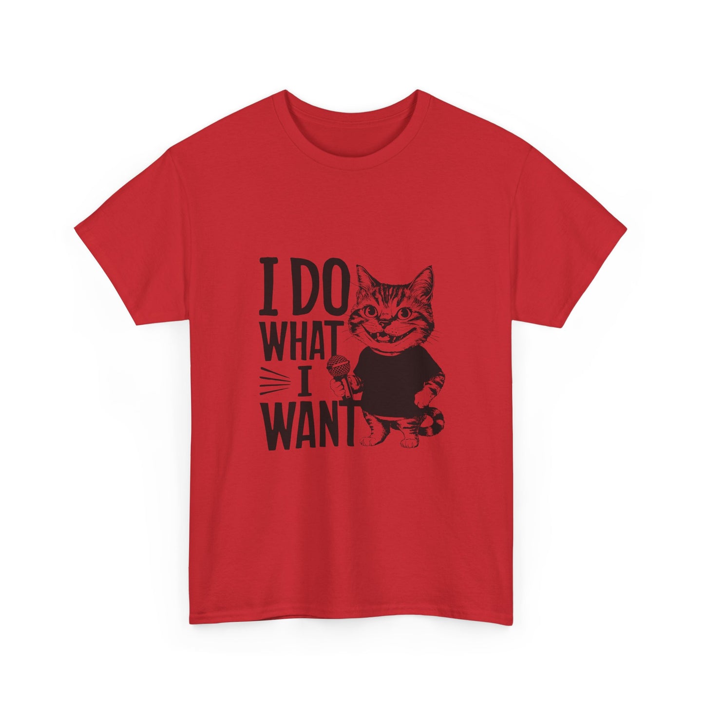 I Do What I Want Cat T-Shirt — Funny Sassy Cat Graphic Tee