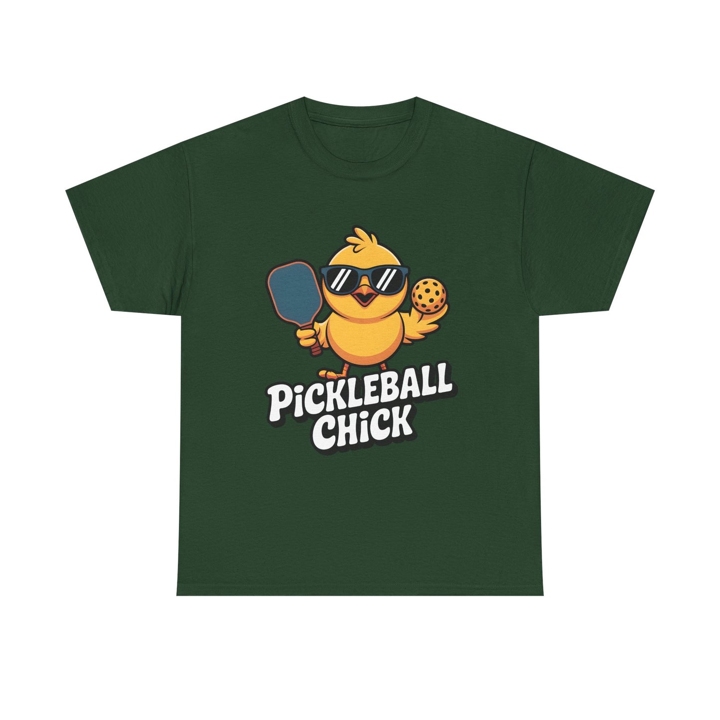 Pickleball Chick T-Shirt — Cute Chick Graphic Tee for Players & Fans