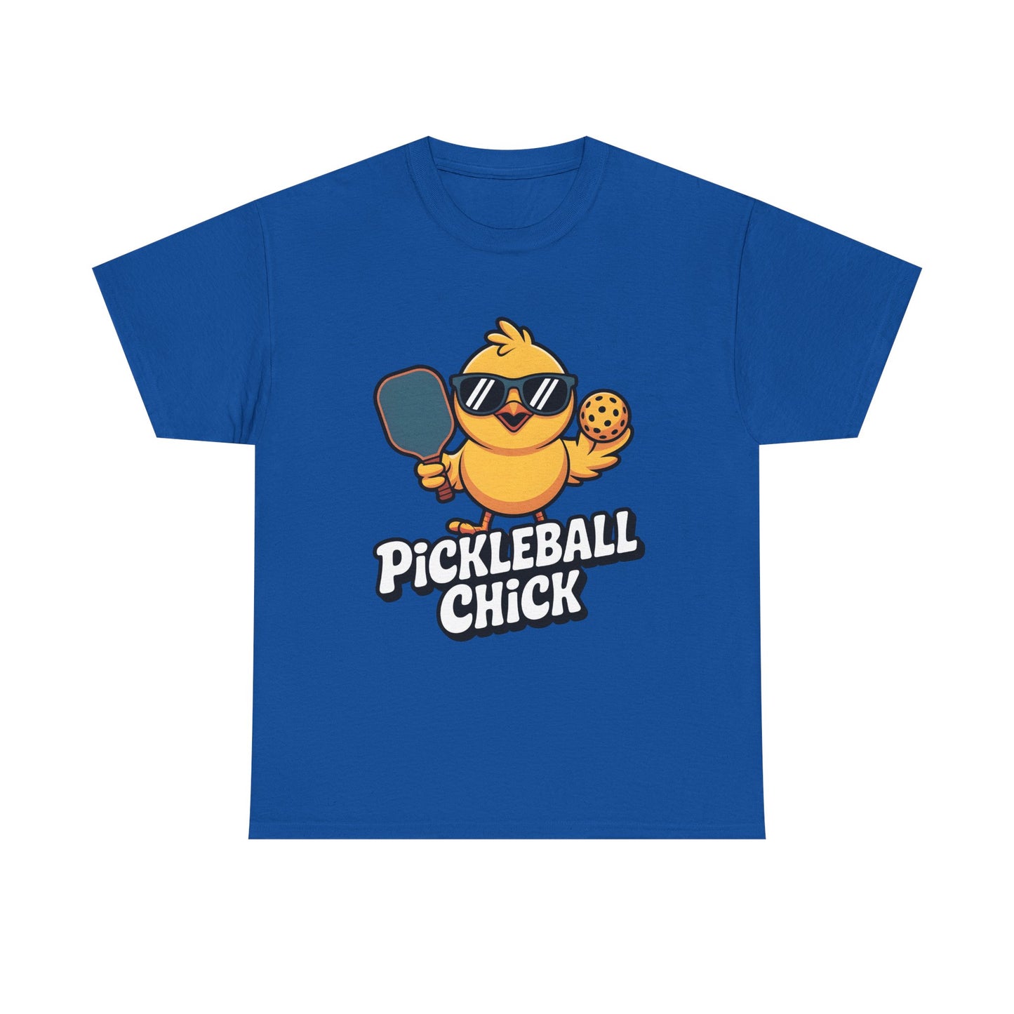 Pickleball Chick T-Shirt — Cute Chick Graphic Tee for Players & Fans