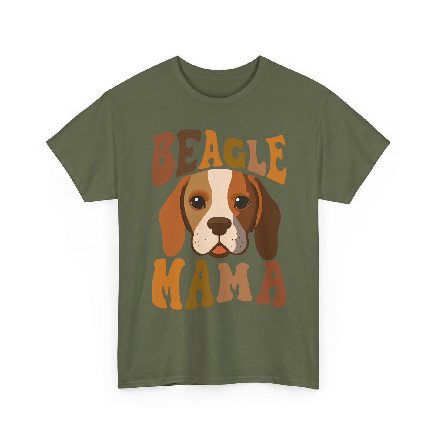 Beagle Mama T-Shirt — Cute Retro Beagle Mom Tee