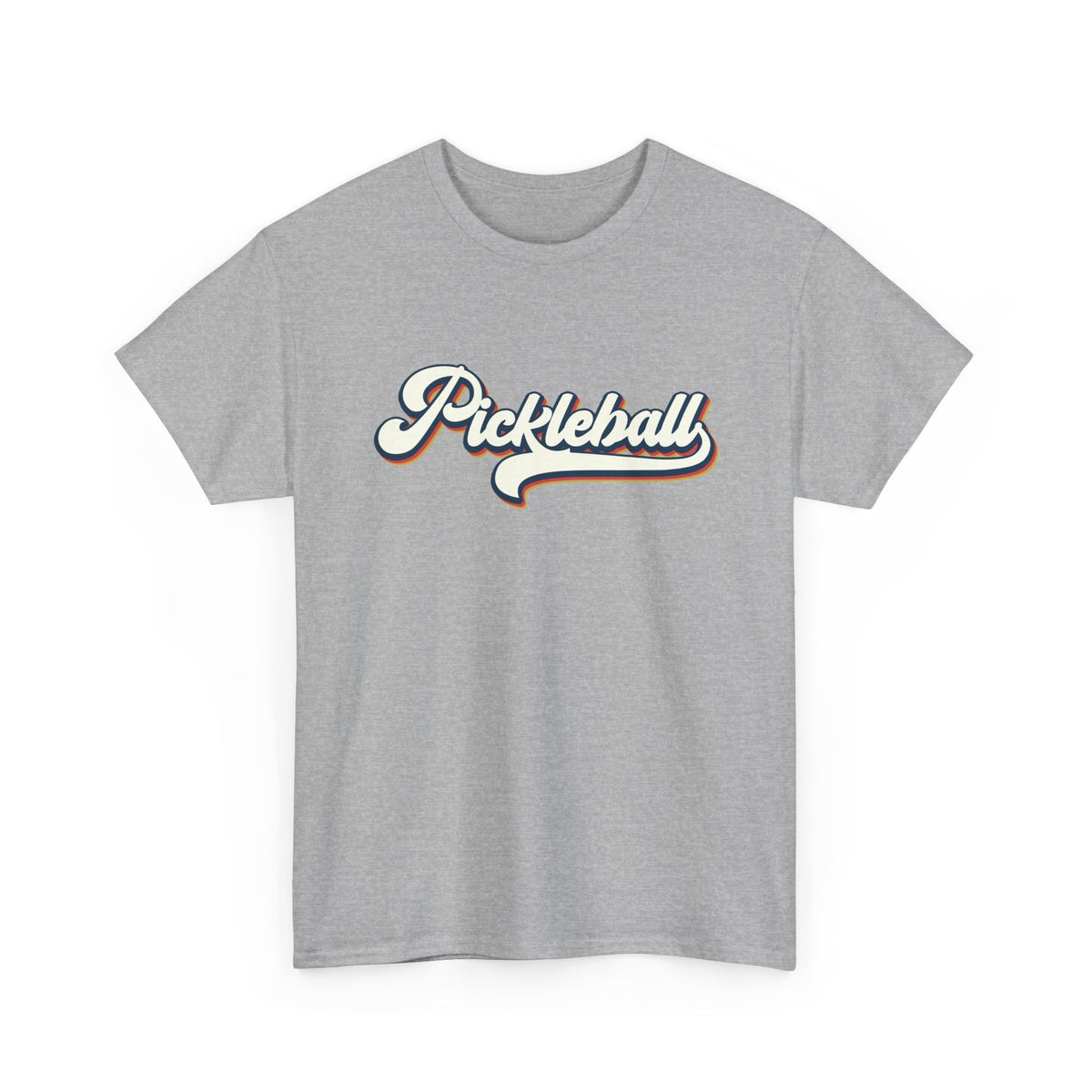 Pickleball Script Tee — Retro Athletic Pickleball T-Shirt
