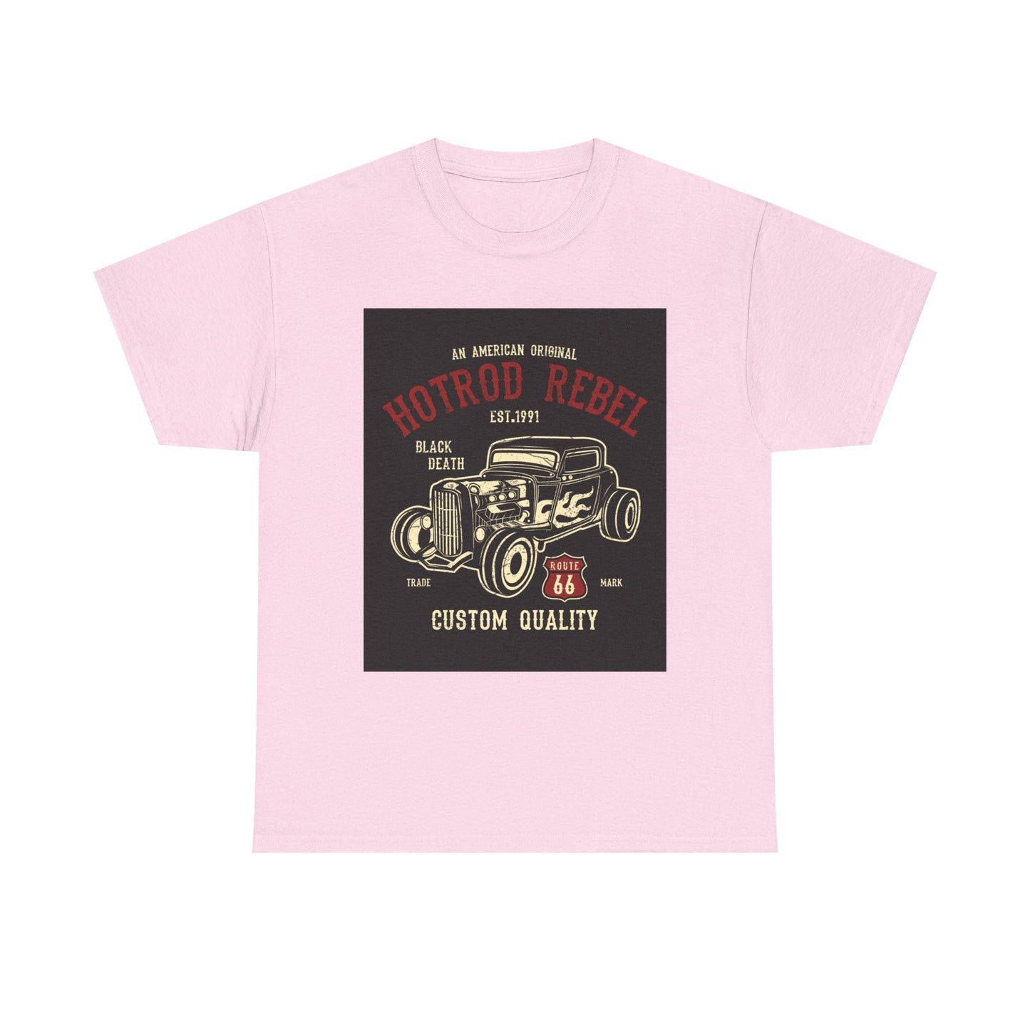Hotrod Rebel T-Shirt – Vintage Custom Car Graphic Tee