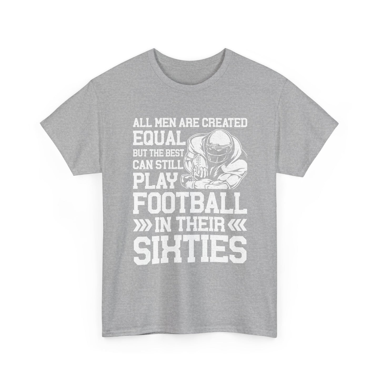 Football in Their Sixties T‑Shirt — Funny Retro Shirt for Older Players & Fans