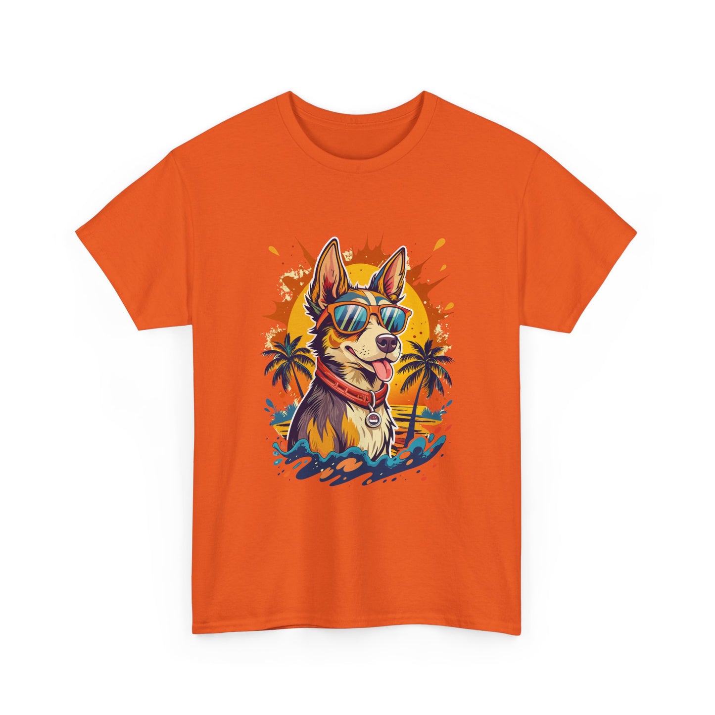 Cool Corgi Summer Tee — Sunglasses Dog Beach T-Shirt