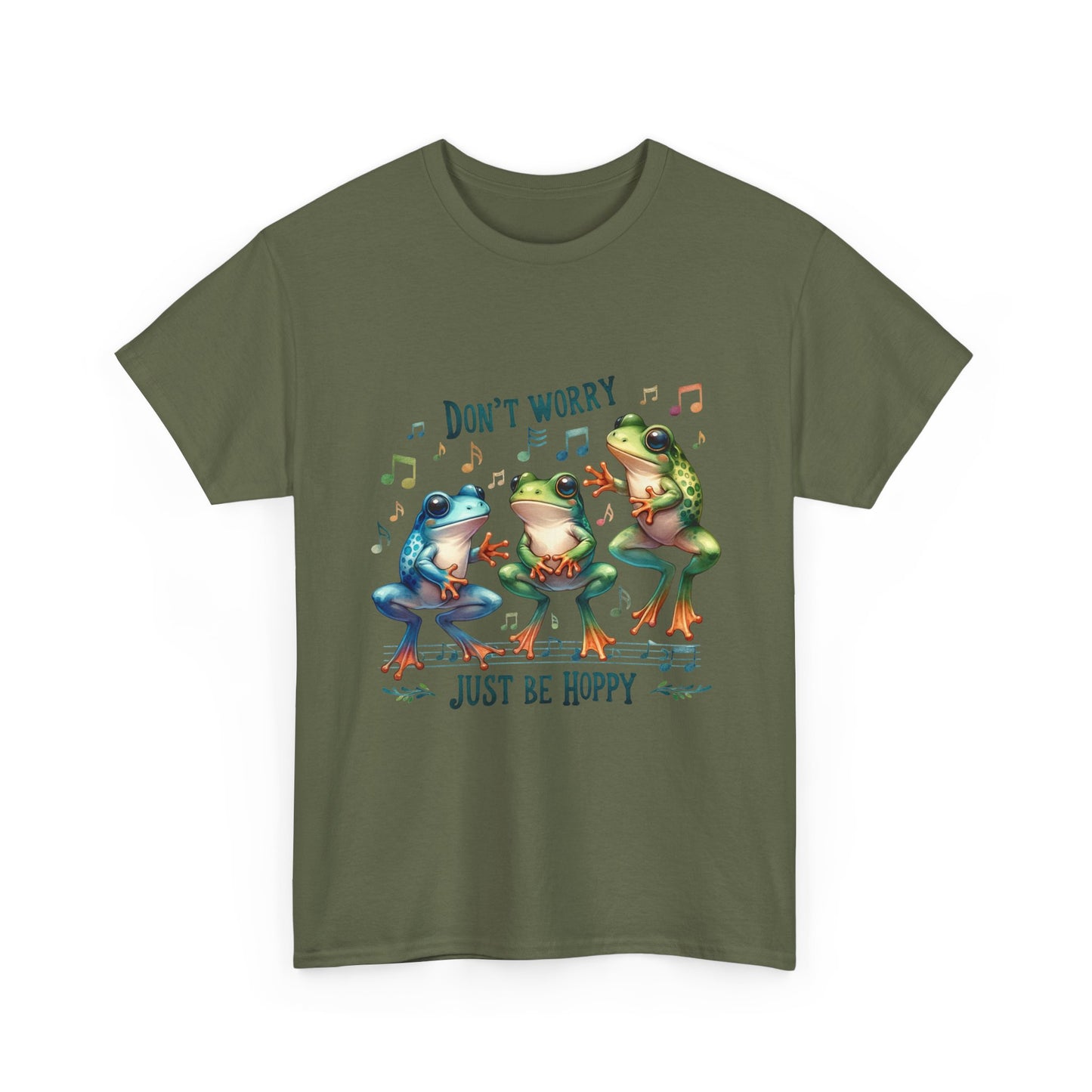 Don't Worry, Just Be Hoppy Frog T-Shirt