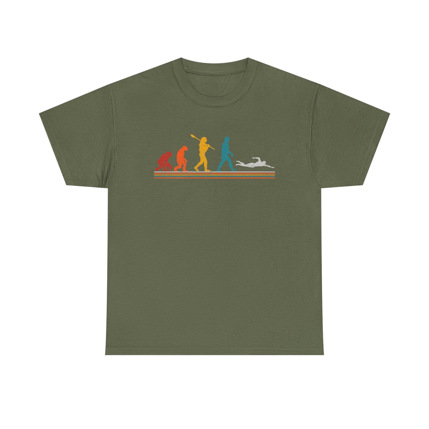 Evolution of Swiming T-Shirt
