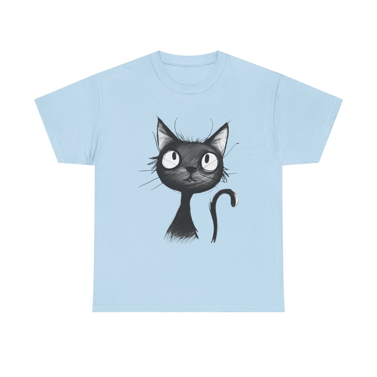 Whimsical Black Cat