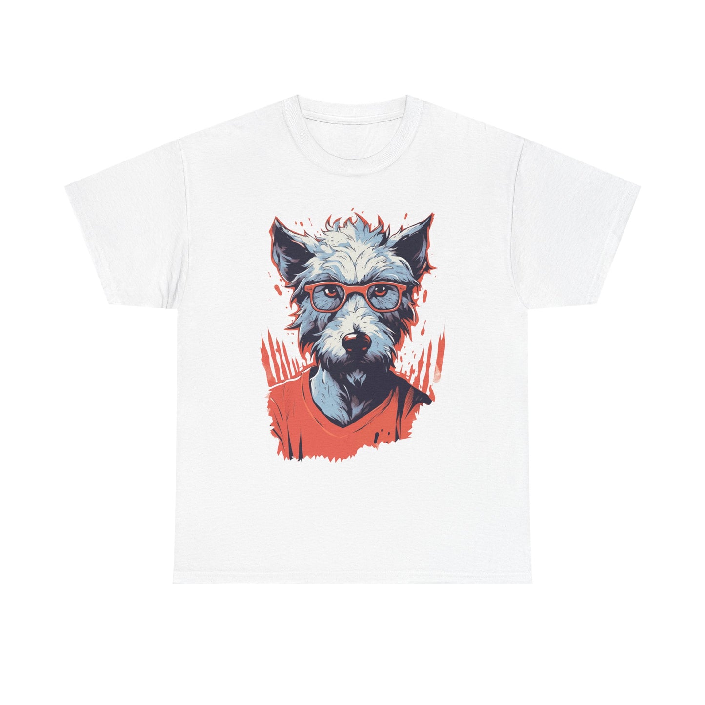 Hipster Dog T-Shirt — Cool Glasses Westie Graphic Tee