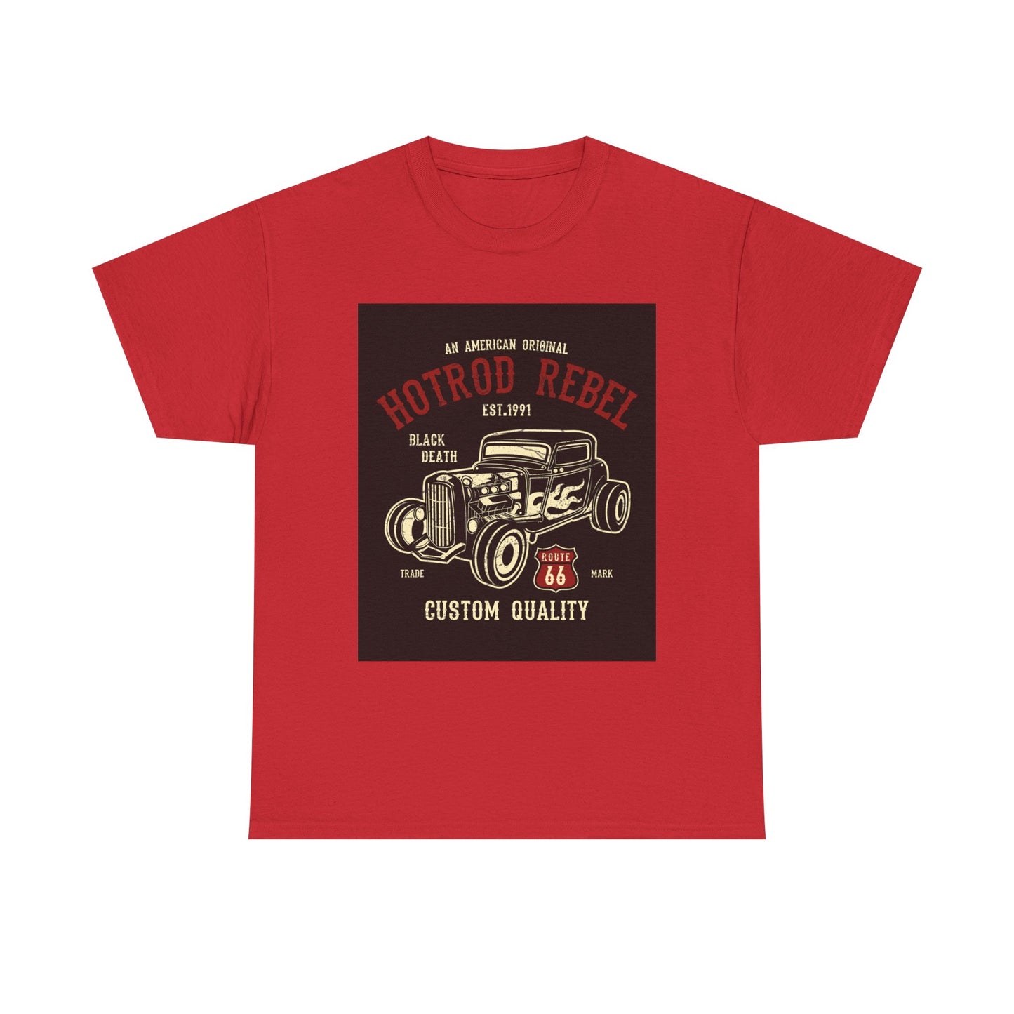 Hotrod Rebel T-Shirt – Vintage Custom Car Graphic Tee