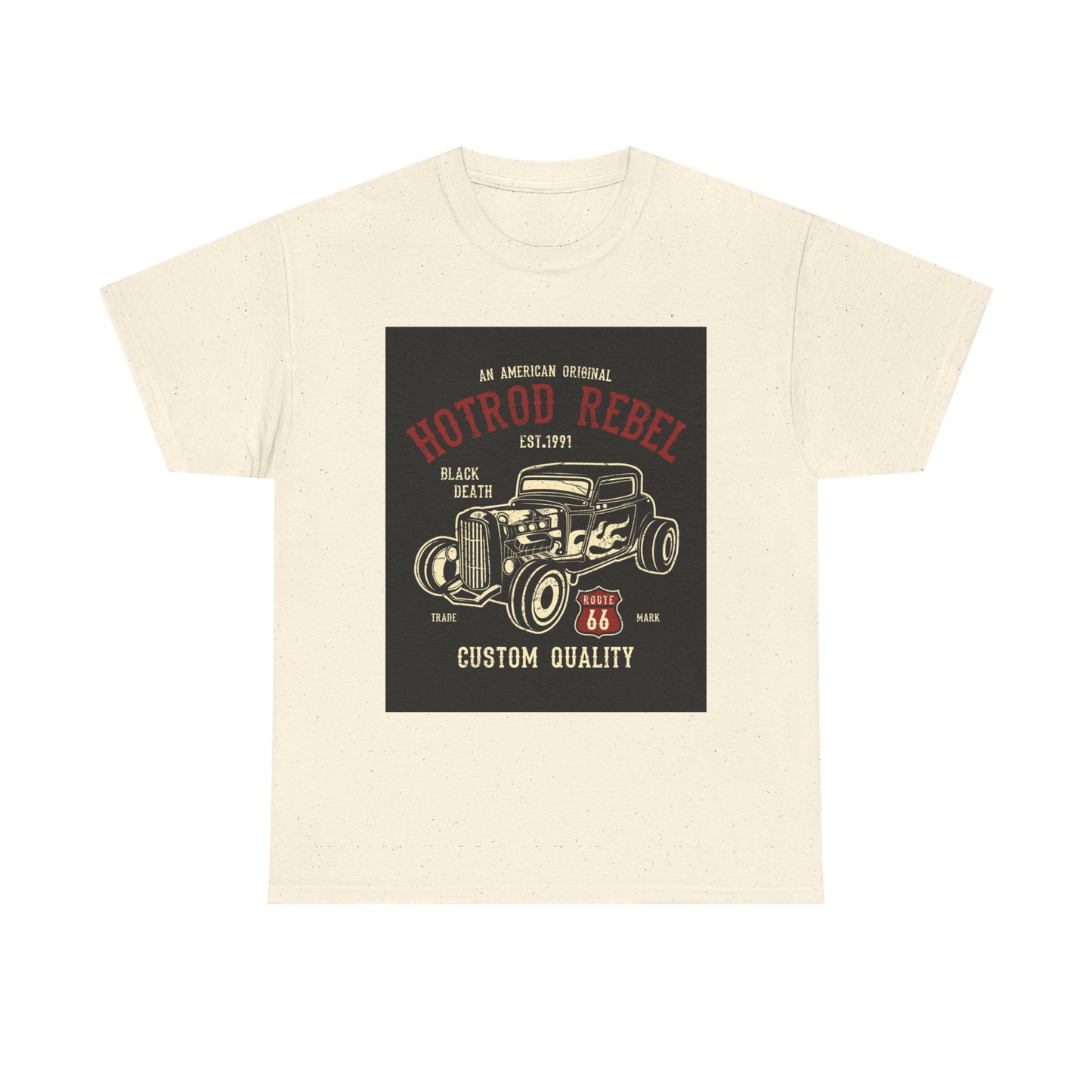 Hotrod Rebel T-Shirt – Vintage Custom Car Graphic Tee