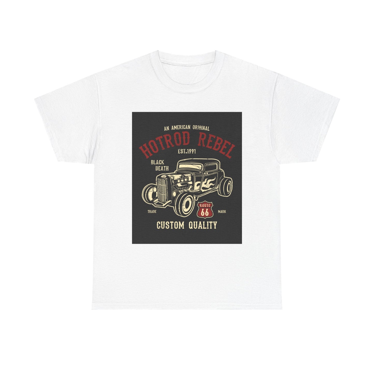 Hotrod Rebel T-Shirt – Vintage Custom Car Graphic Tee