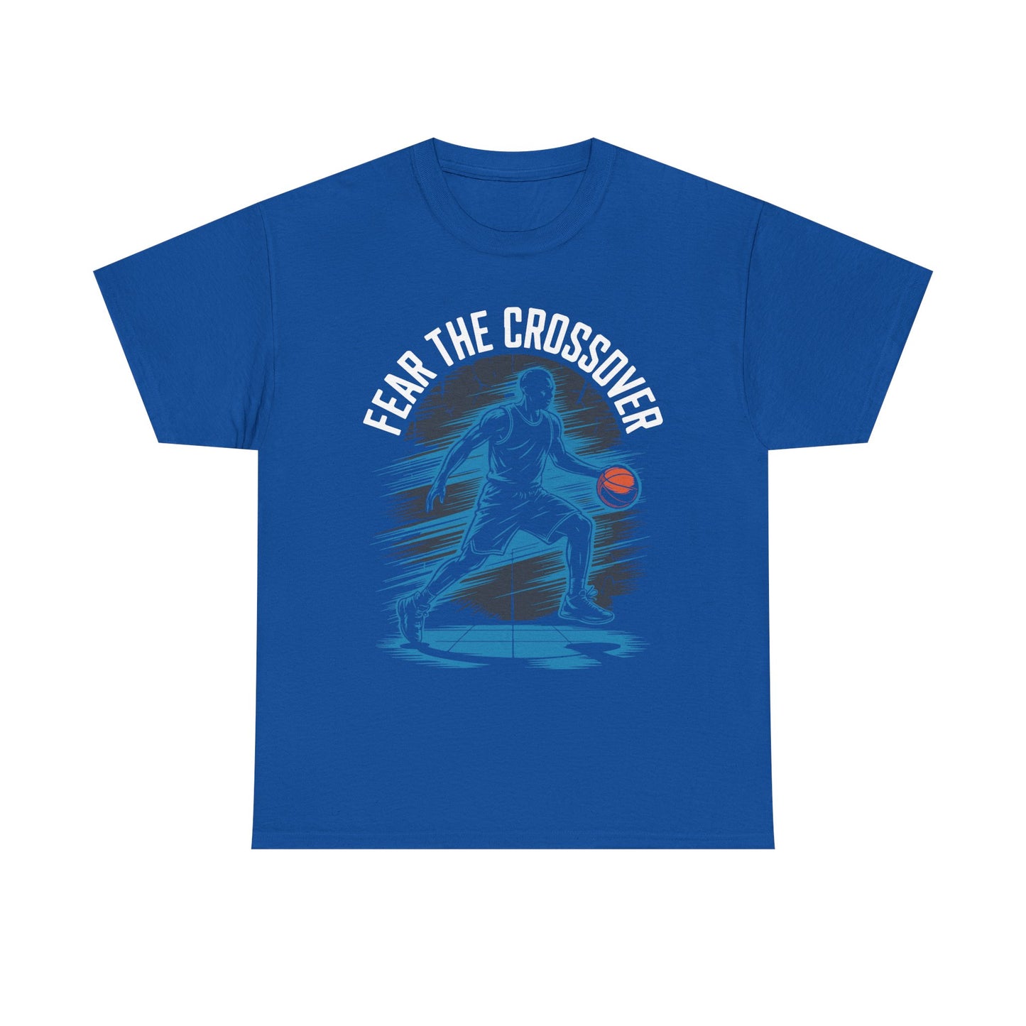 Basketball T‑Shirt - "Fear The Crossover" Dribbling Player Graphic Tee