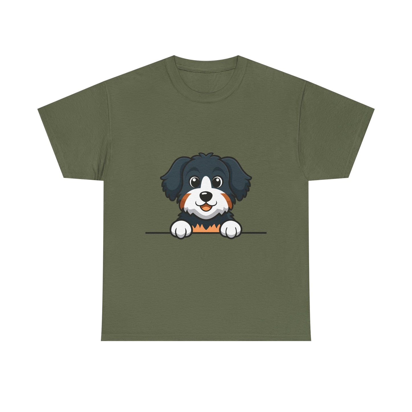 Peekaboo Puppy T-Shirt – Cute Dog Graphic Tee for Dog Lovers
