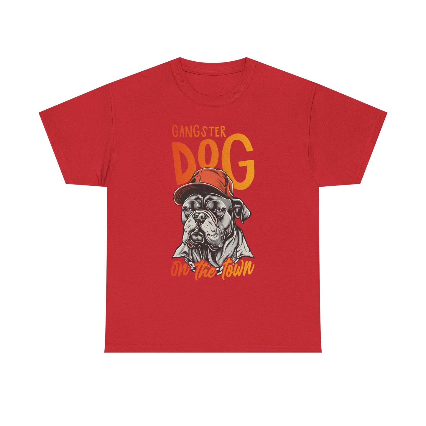 Gangster Dog T‑Shirt – 'Gangster Dog On The Town' Graphic Tee
