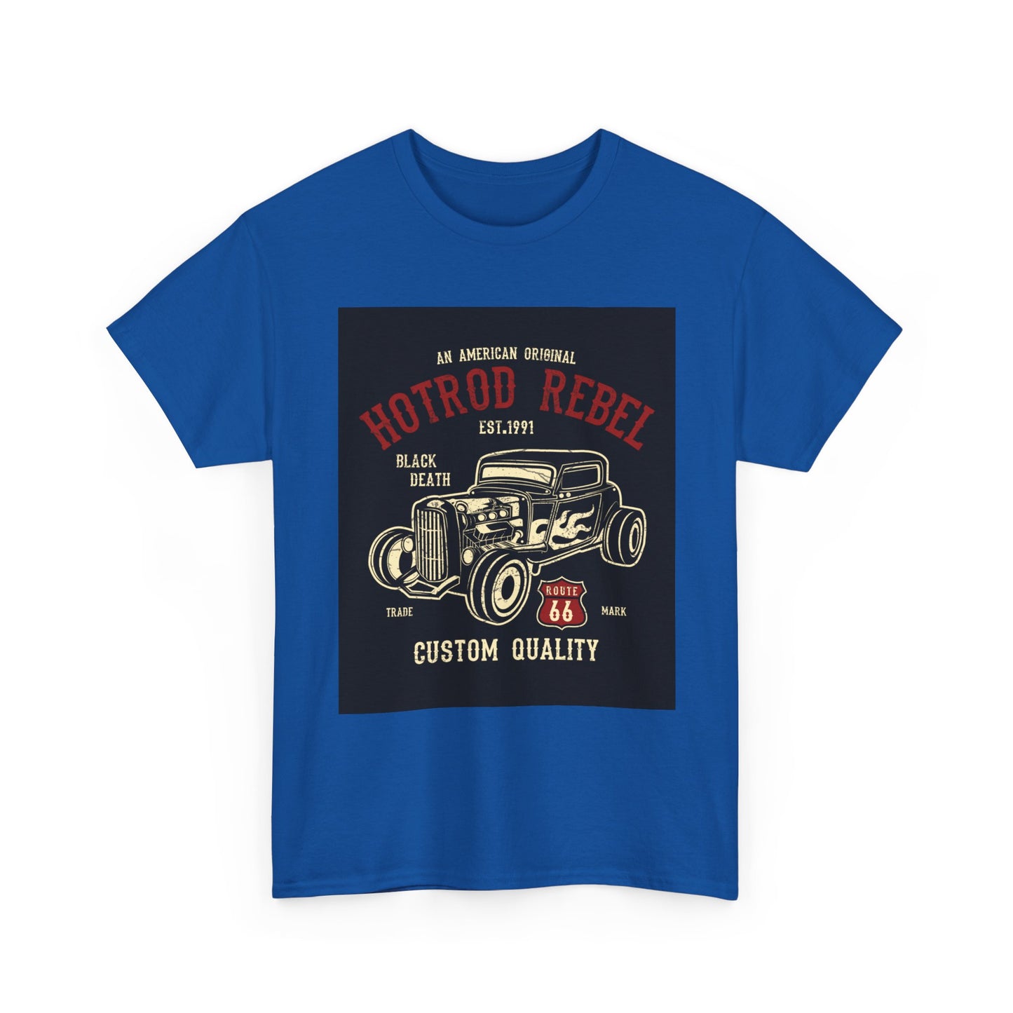 Hotrod Rebel T-Shirt – Vintage Custom Car Graphic Tee