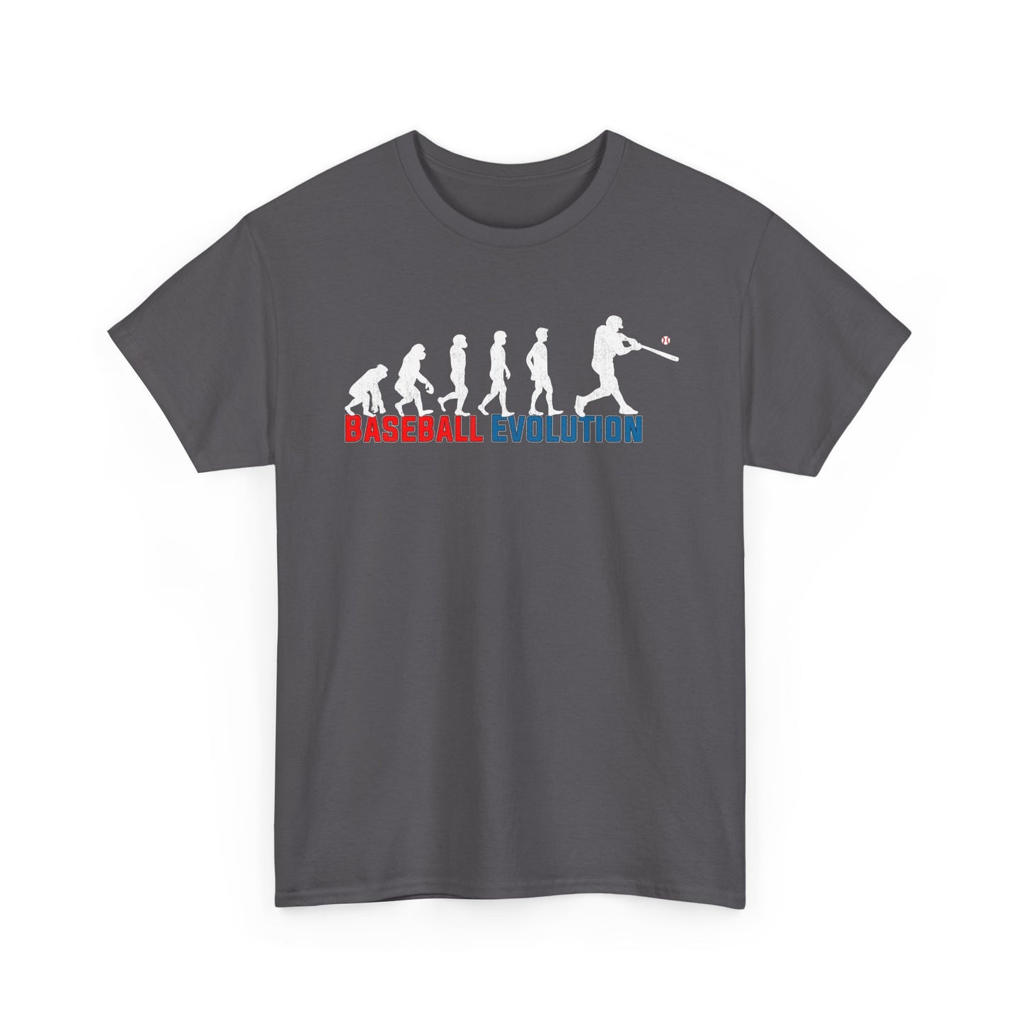 Baseball Evolution T-Shirt — Funny Baseball Player Evolution Graphic Tee