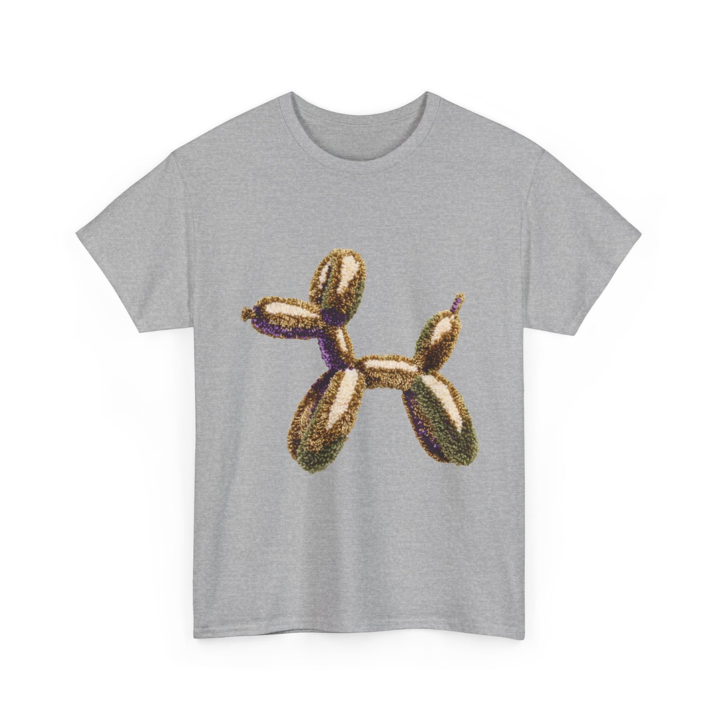 Balloon Dog T‑Shirt — Metallic Gold Balloon Animal Tee