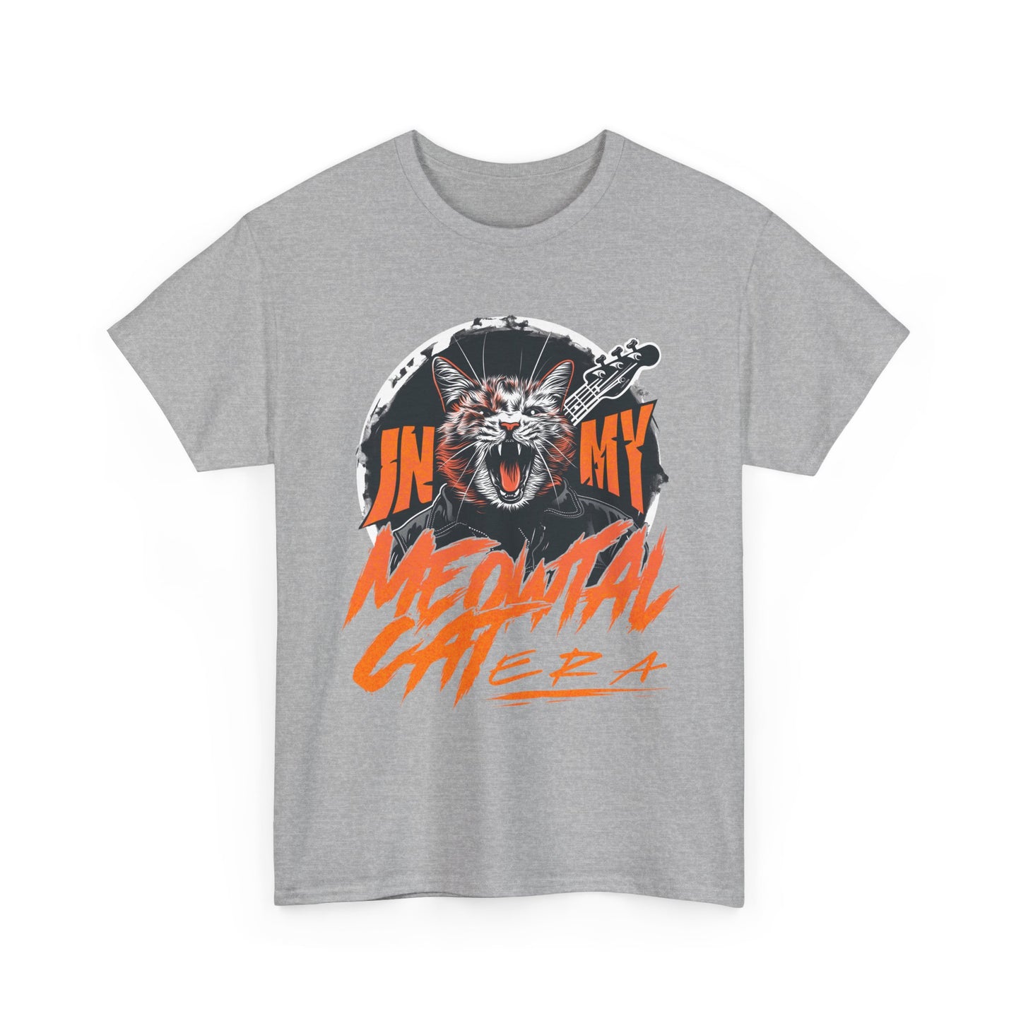Graphic Tee — “In My Head/Medusa Mental” Fierce Cat Rock Band Design