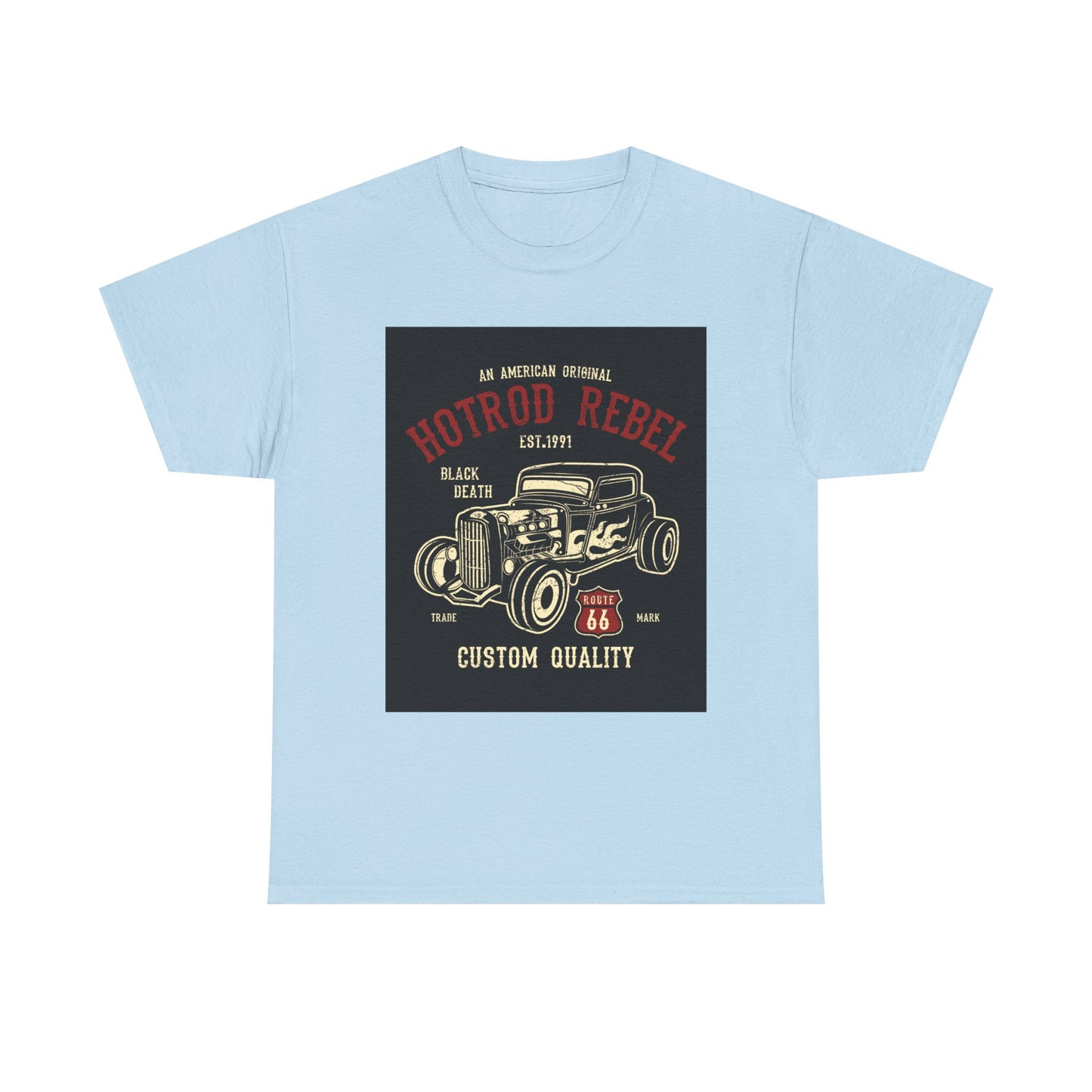 Hotrod Rebel T-Shirt – Vintage Custom Car Graphic Tee