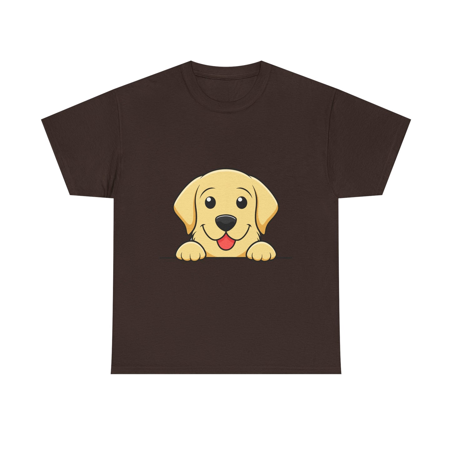 Peeking Golden Retriever Tee