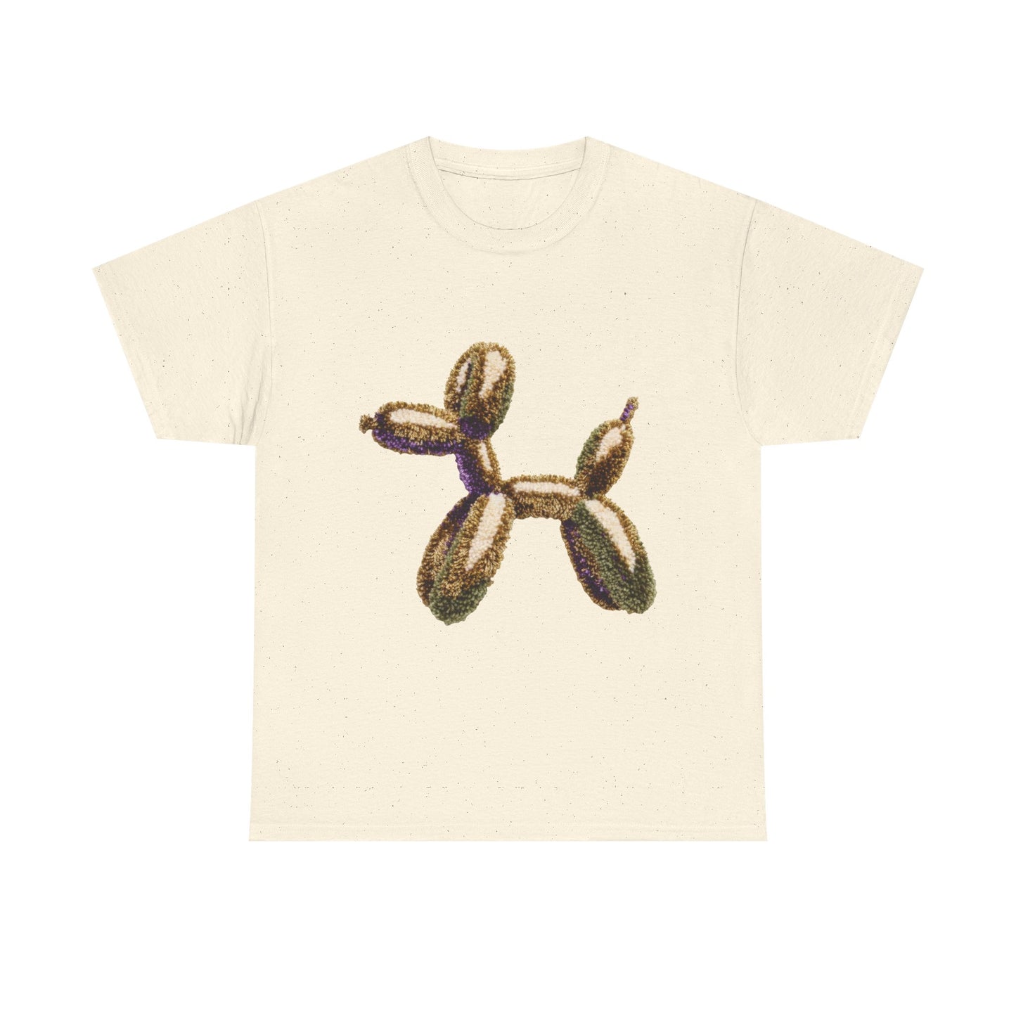 Balloon Dog T‑Shirt — Metallic Gold Balloon Animal Tee