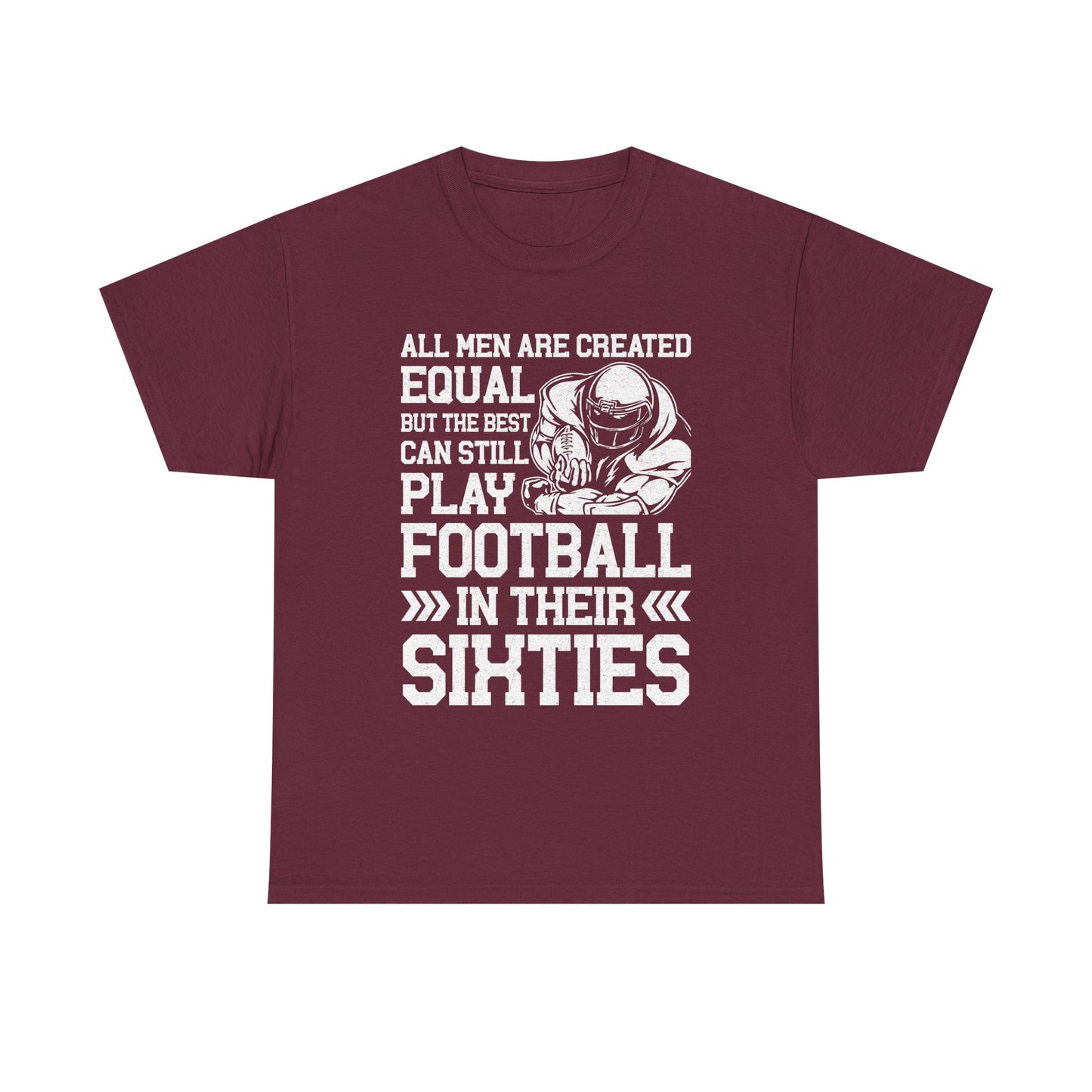 Football in Their Sixties T‑Shirt — Funny Retro Shirt for Older Players & Fans