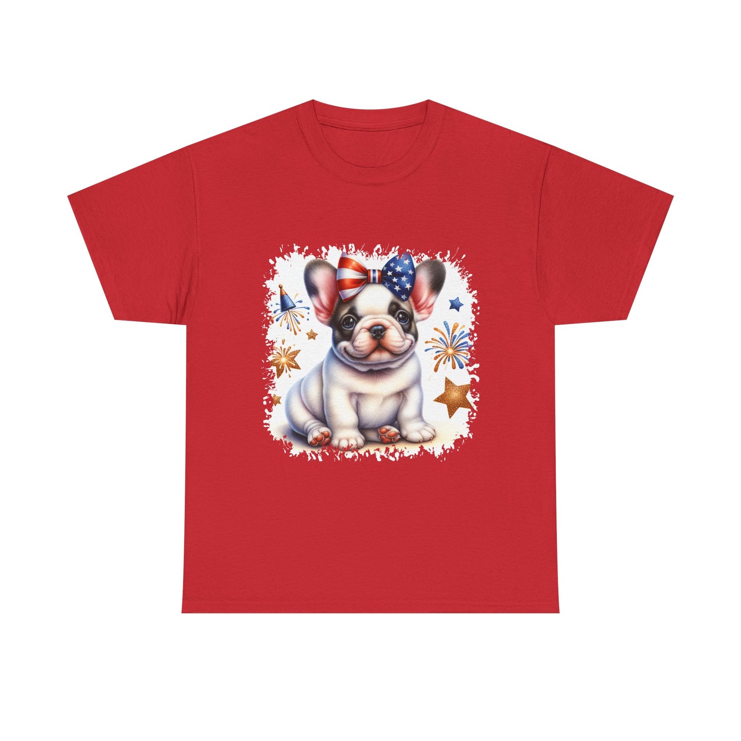 Patriotic French Bulldog Tee