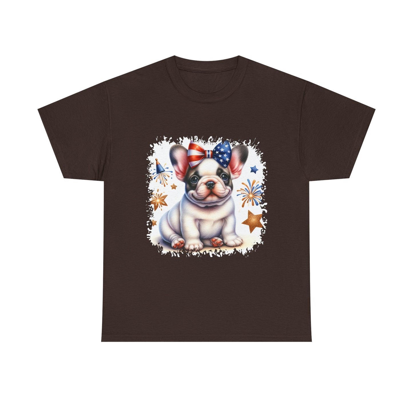 Patriotic French Bulldog Tee