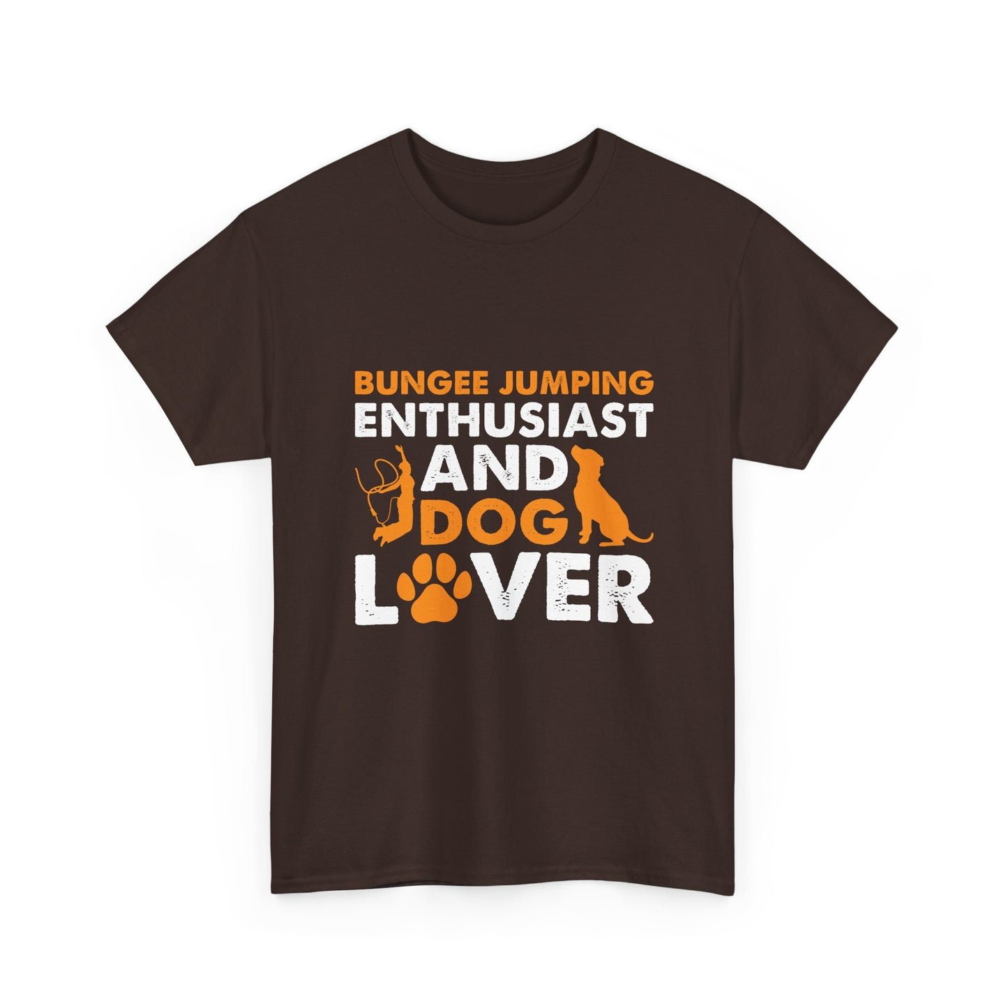 Bungee Jumping Enthusiast and Dog Lover T-Shirt