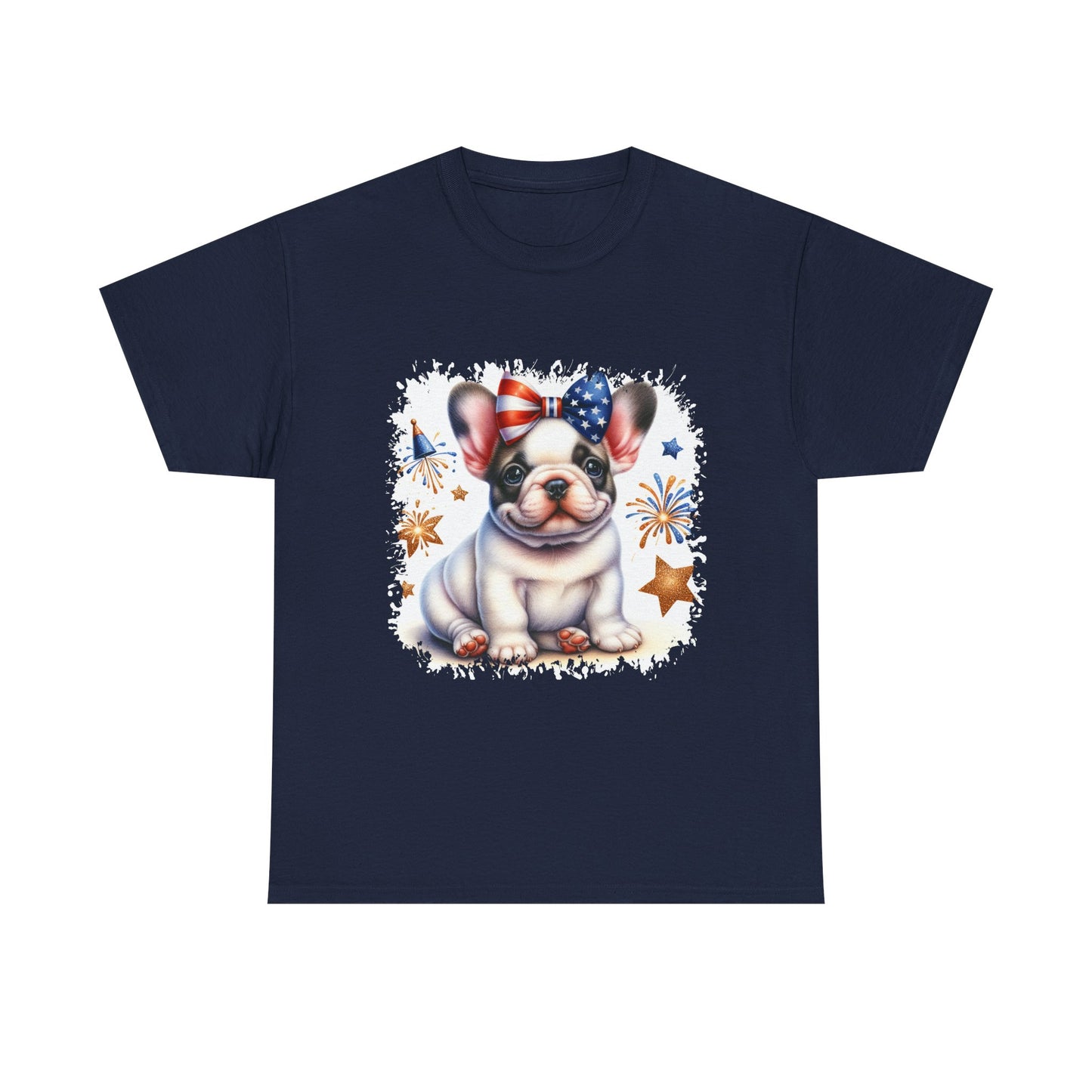 Patriotic French Bulldog Tee