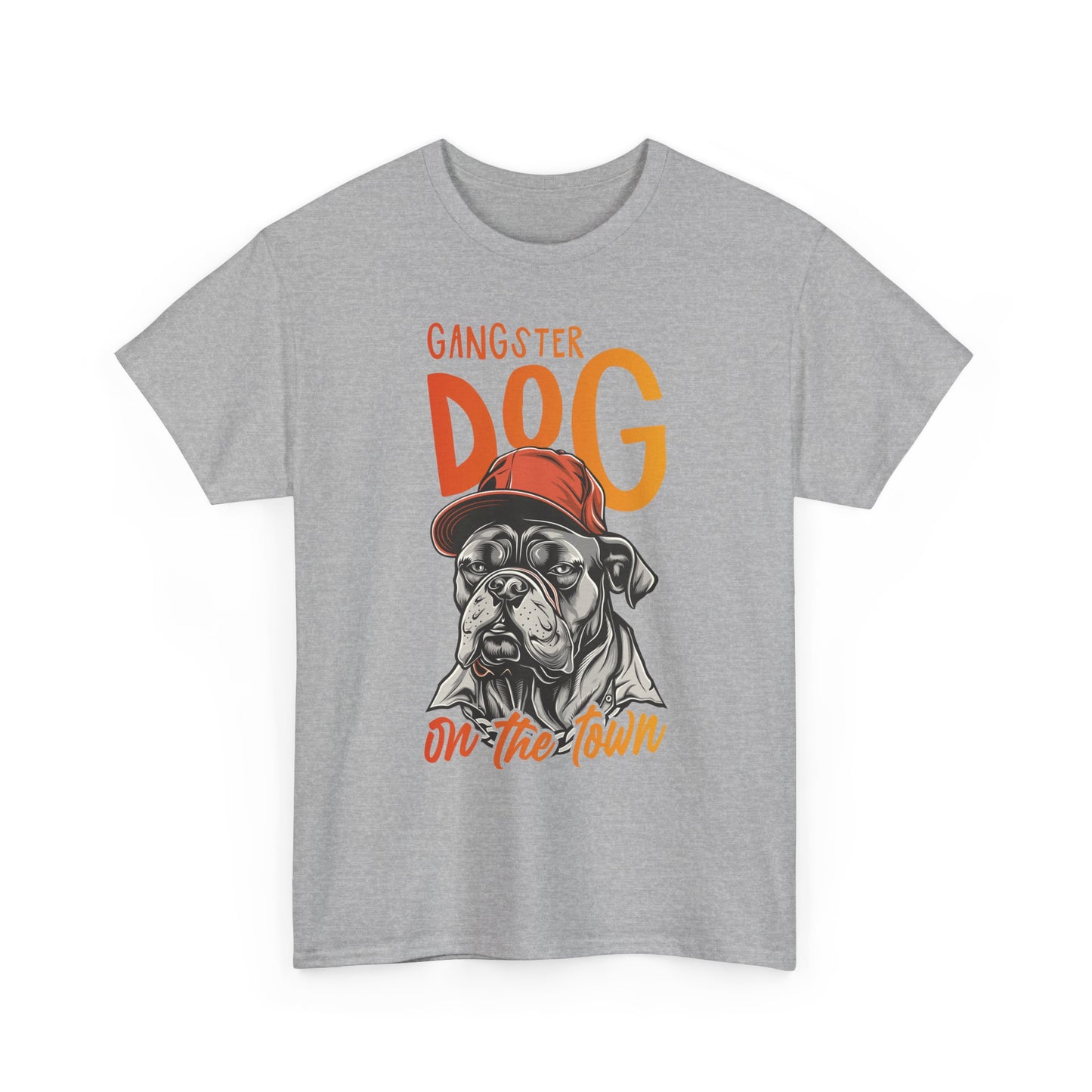 Gangster Dog T‑Shirt – 'Gangster Dog On The Town' Graphic Tee