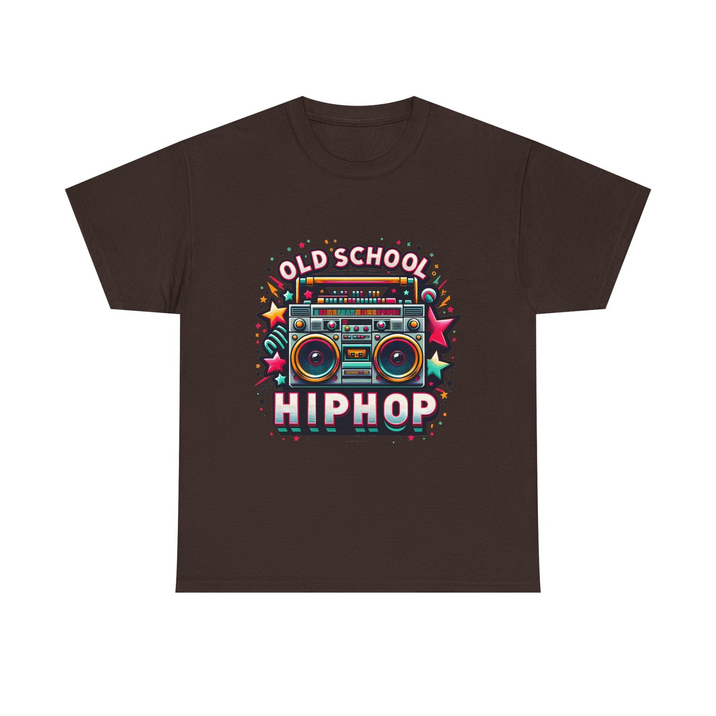Old School Hip Hop T-Shirt — Retro Boombox Graphic Tee