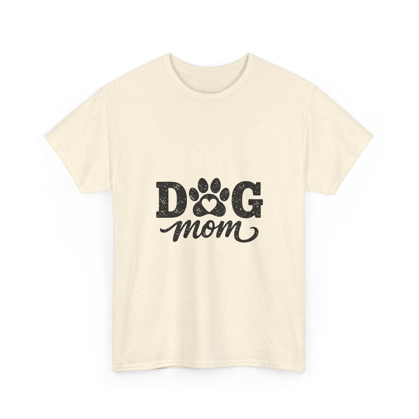 Dog Mom T‑Shirt — Paw Print Graphic Tee for Dog Lovers