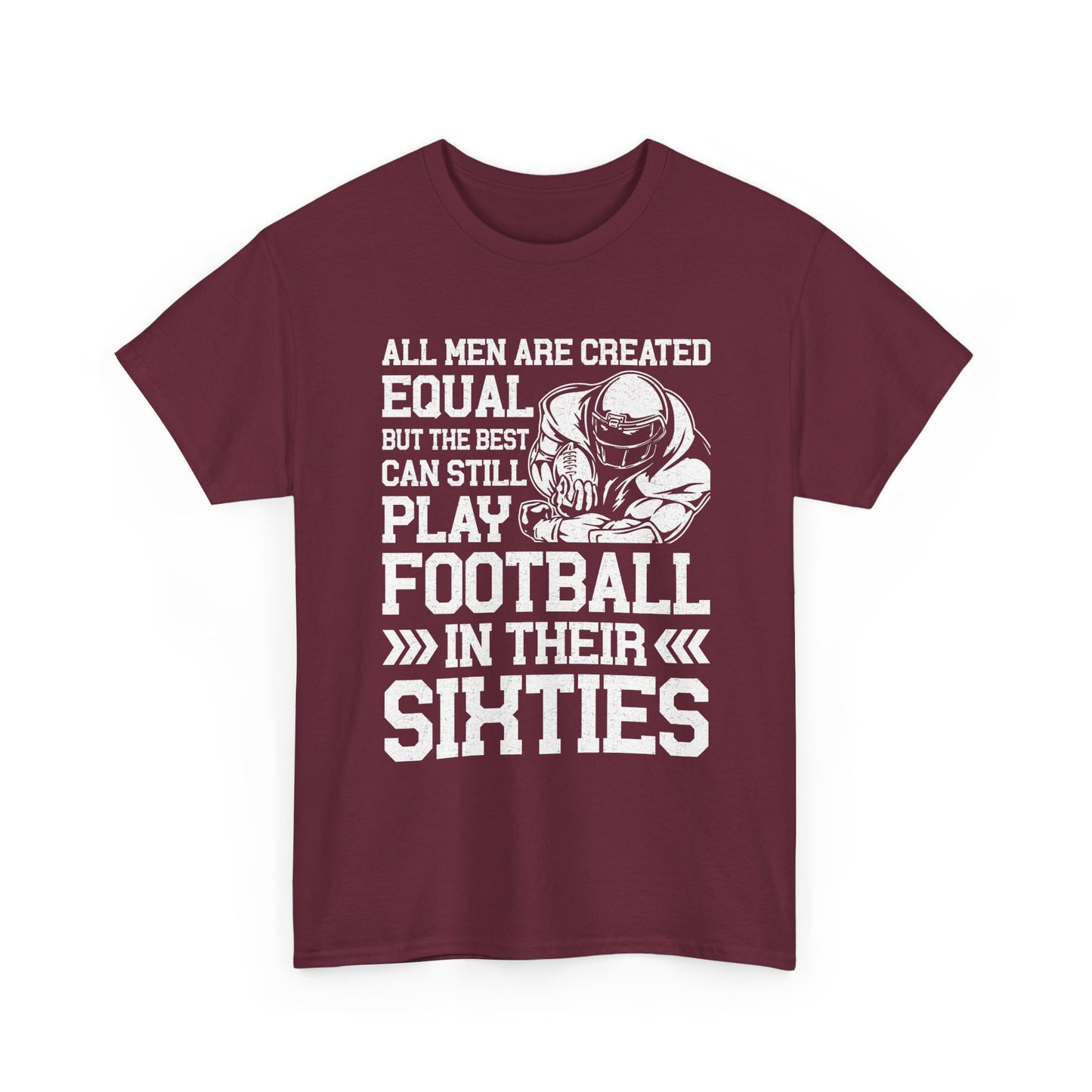 Football in Their Sixties T‑Shirt — Funny Retro Shirt for Older Players & Fans