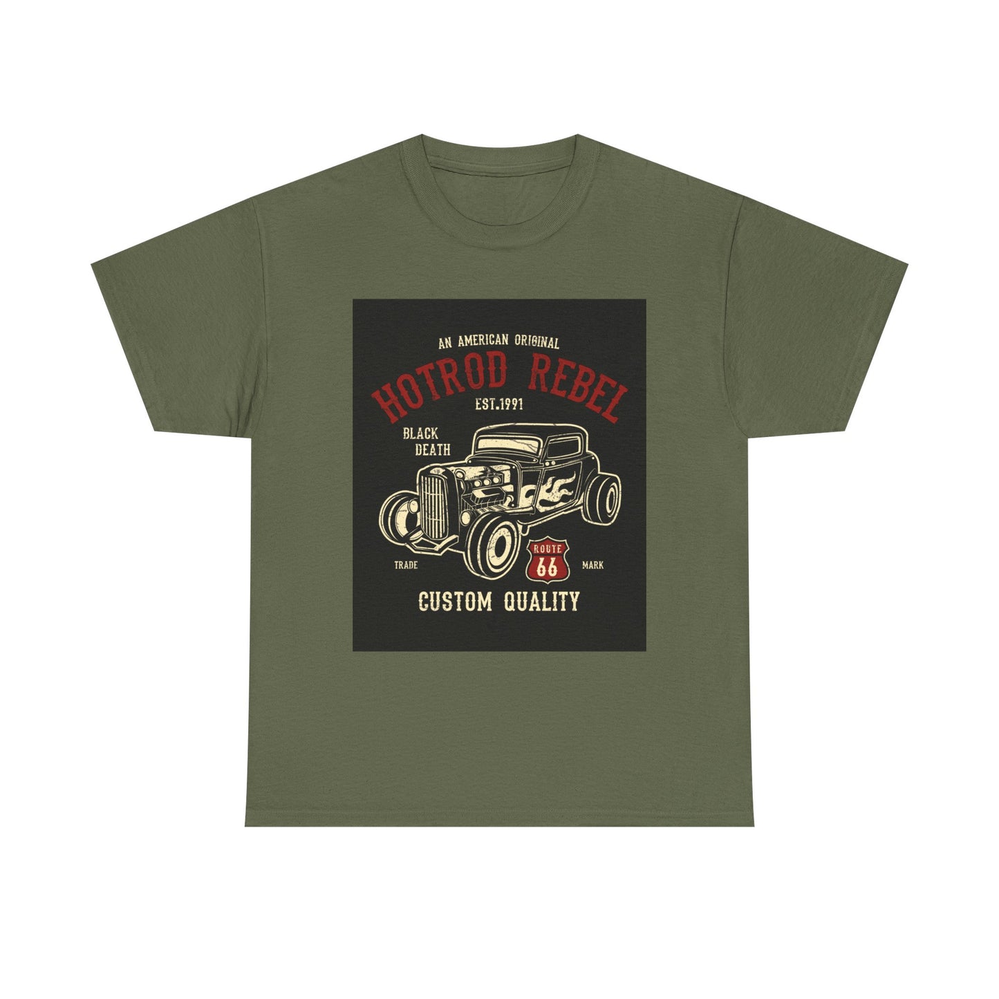 Hotrod Rebel T-Shirt – Vintage Custom Car Graphic Tee