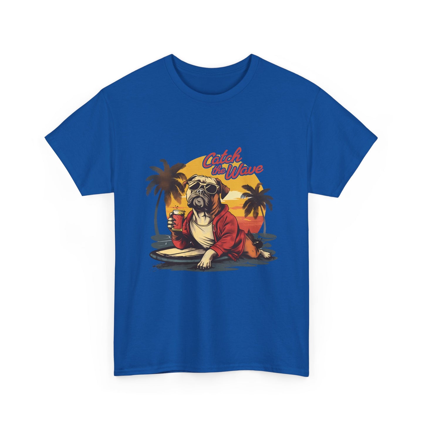 Catch the Wave Pug Surf T-Shirt