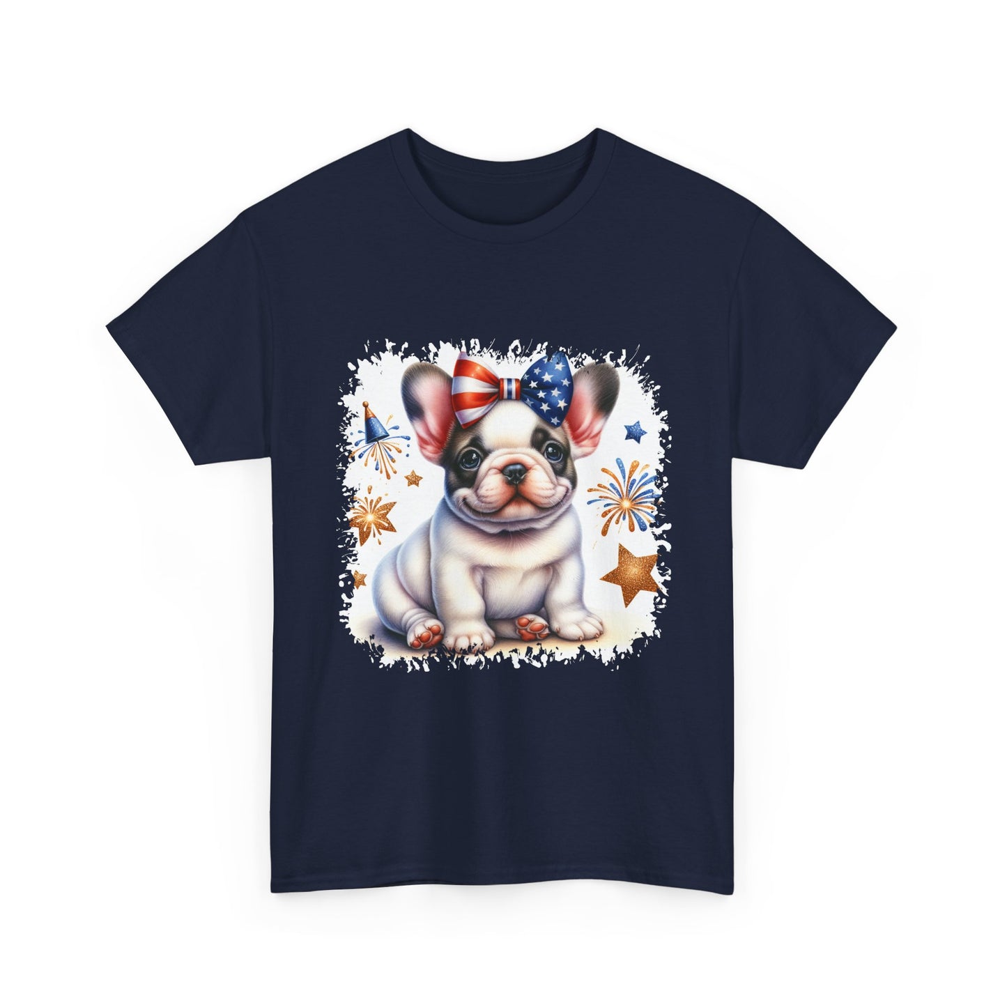 Patriotic French Bulldog Tee